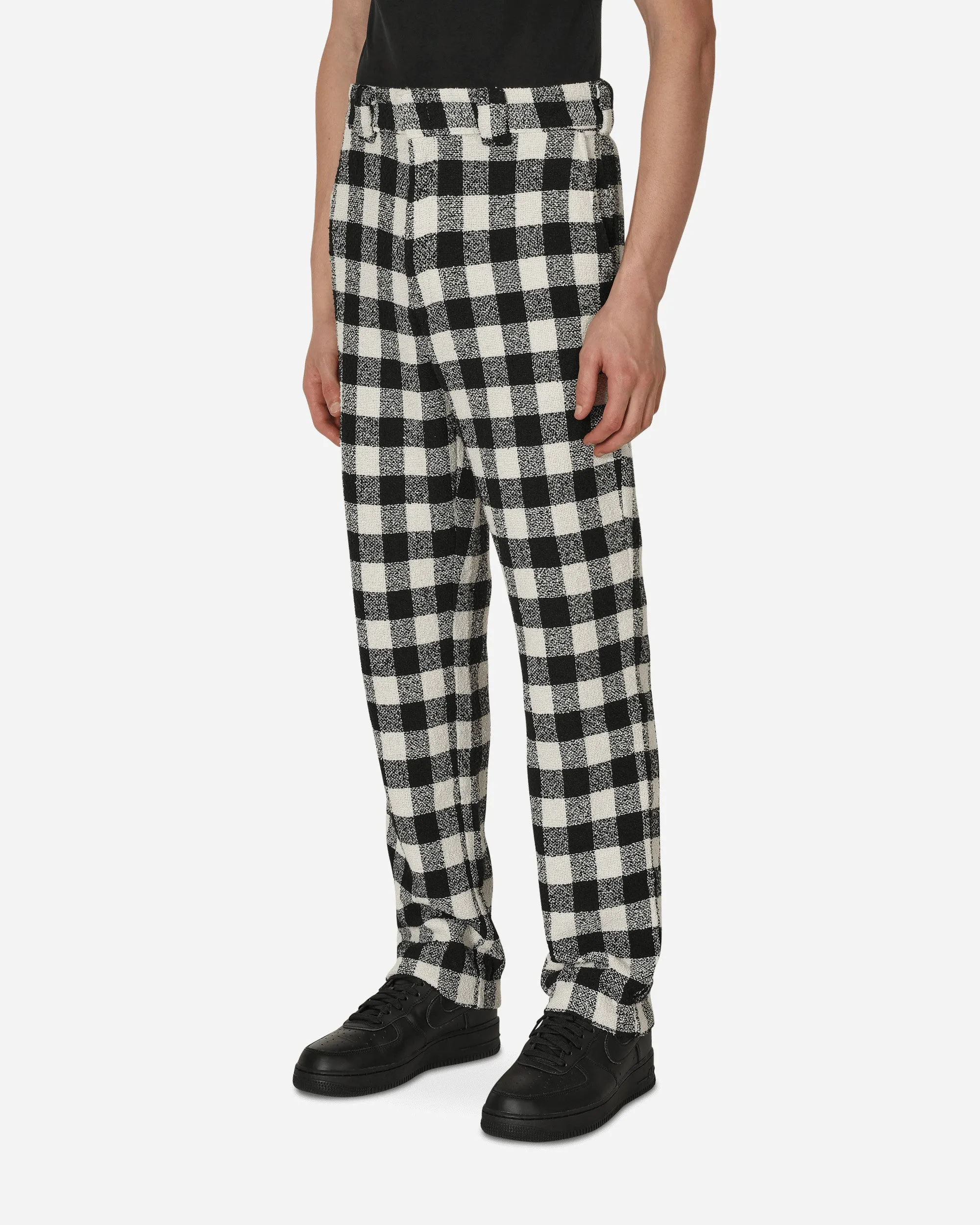 Opening Ceremony Tweed Check Pants Black Function - extolled