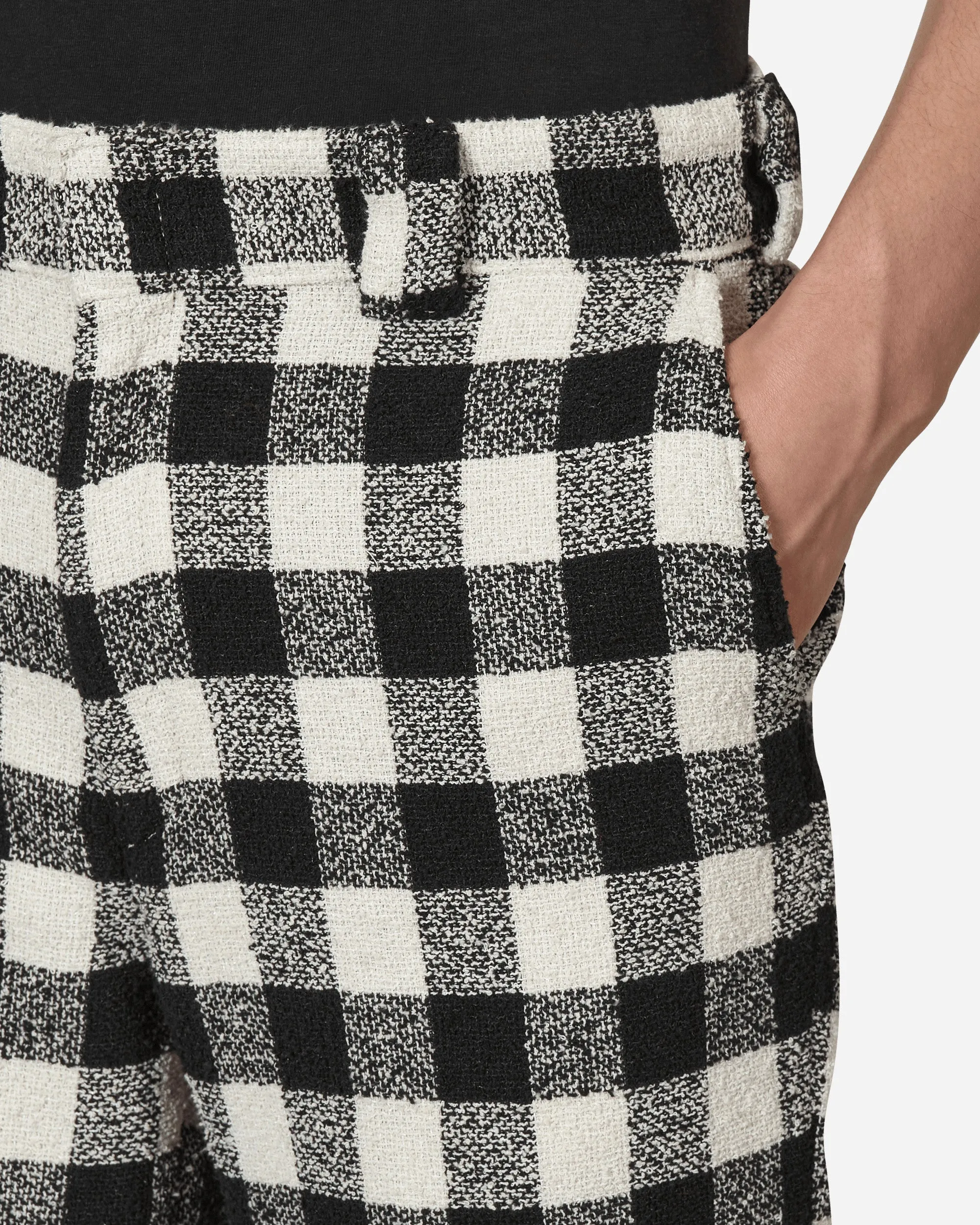 Opening Ceremony Tweed Check Pants Black Biological History