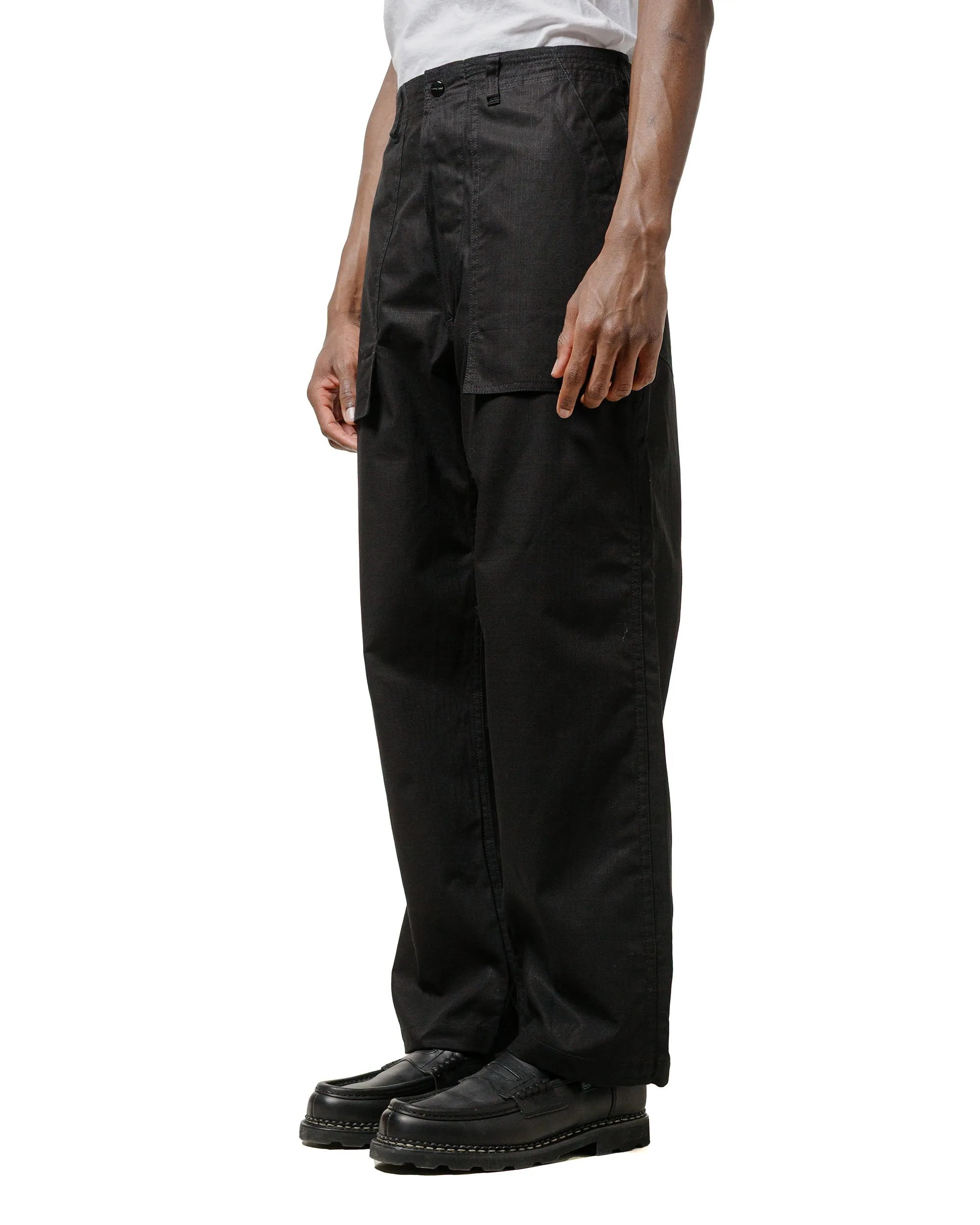 Sassafras F.S Cultivator Pants Army Ripstop Black Comfortable Clear Scarf Shorts