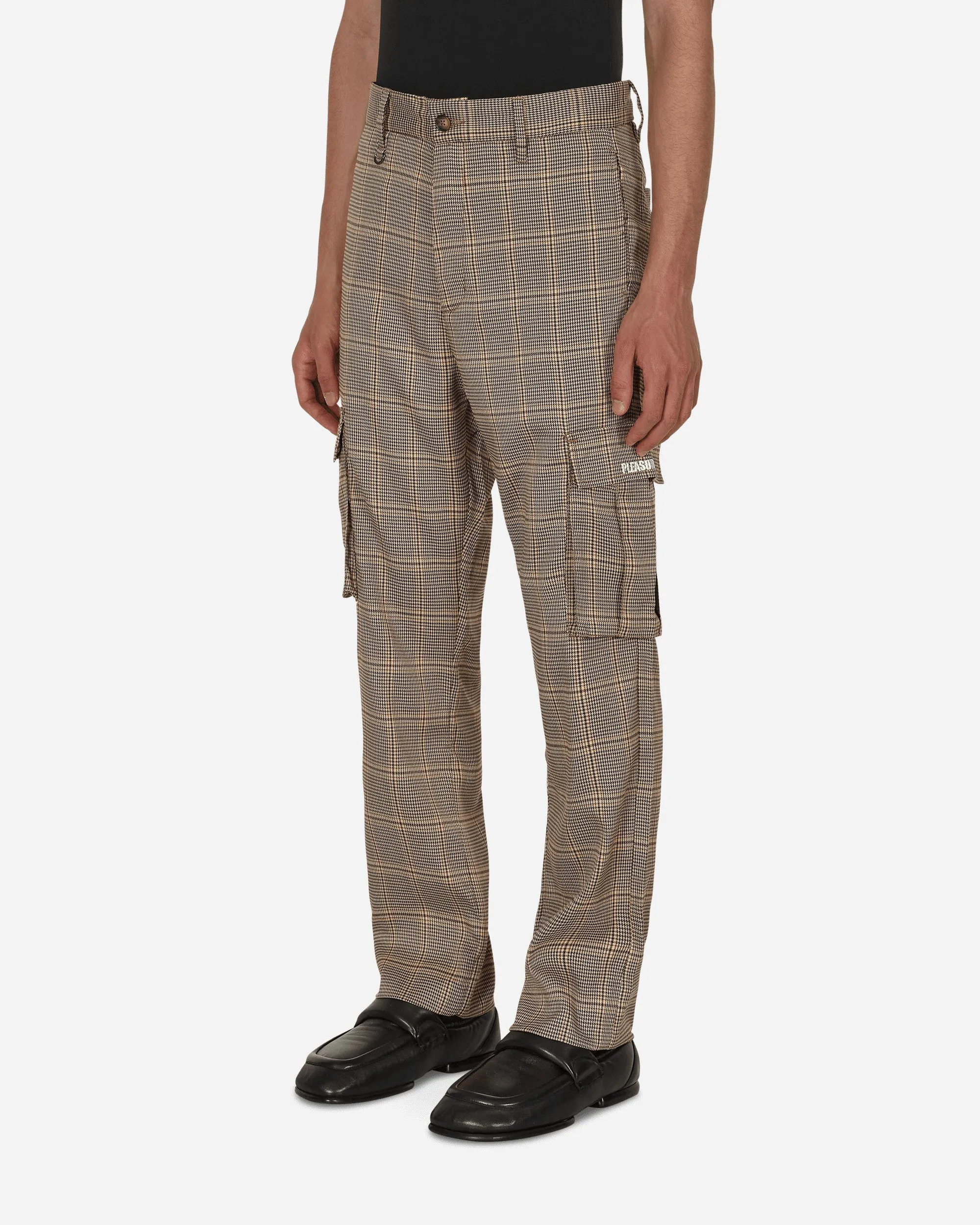 Soft Chin Length Comfortable Fastening Origins Cargo Trousers Brown