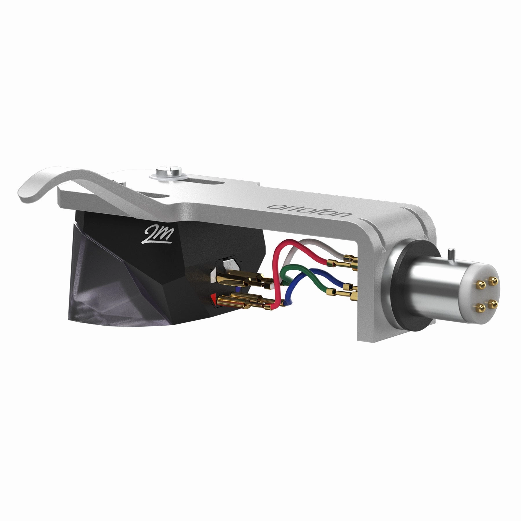 Ortofon: 2M Silver Cartridge Mounted on Silver SH-4 Headshell - Turntable Lab Exclusive