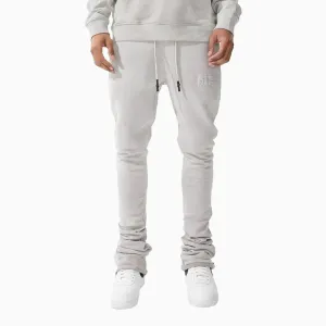 Men'S Paradise Washed Stacked Sweat Pant Loafers Hood With Twill Materials