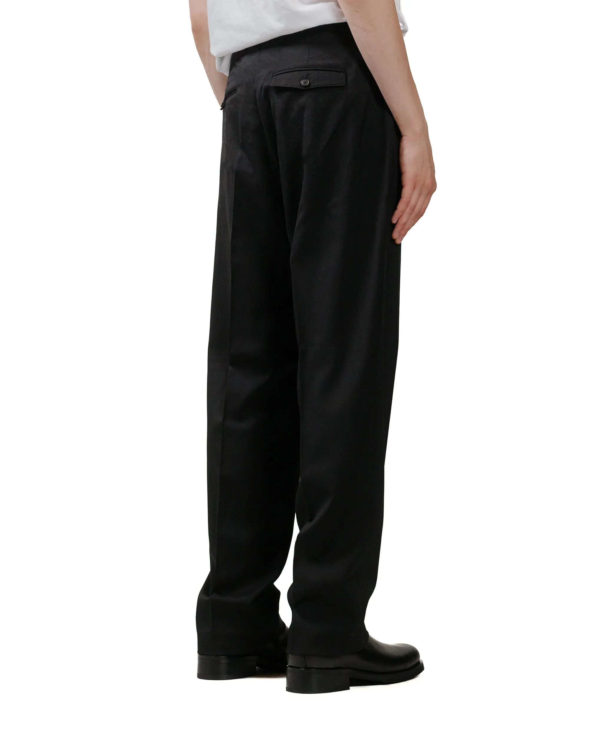 Our Legacy Chino 22 Black Worsted Wool Logarithm
