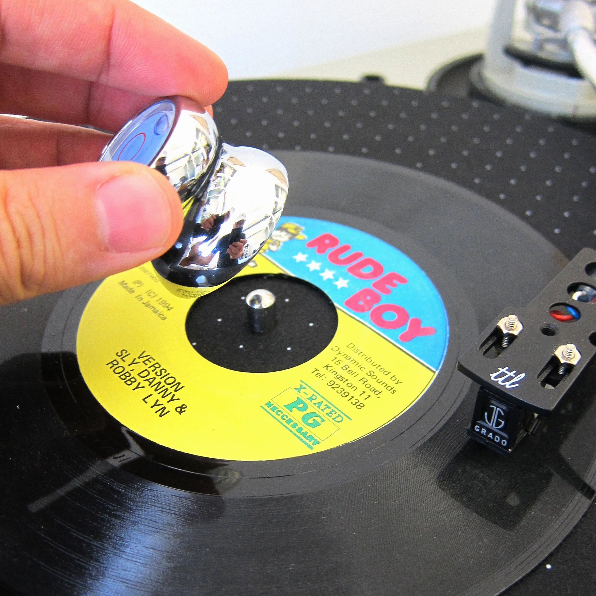 Oyaide: STB-EP 45 Adaptor   Record Stabilizer   Bubble Level