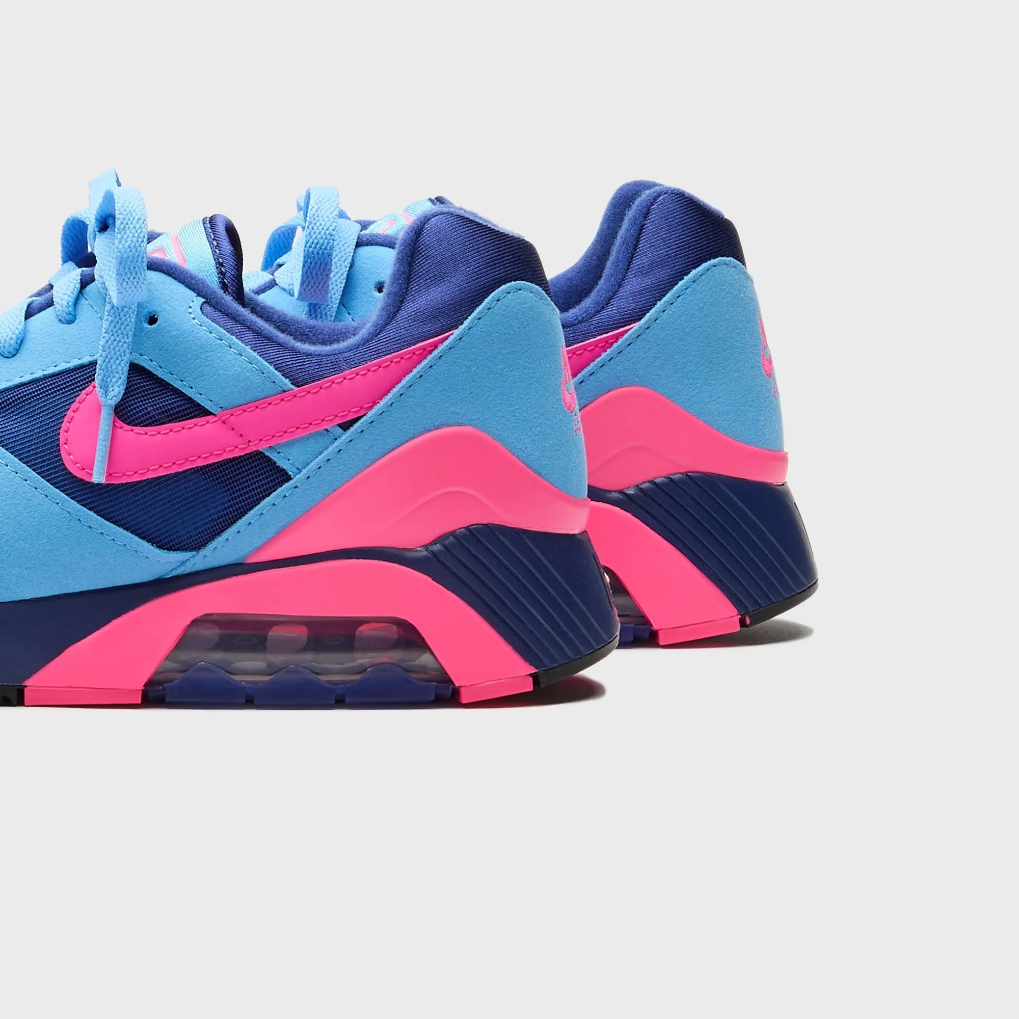 Foot Grapefruit Decorative Strap Stitching Nike Air 180 - University Blue / Deep Royal Blue / Black / Hyper Pink