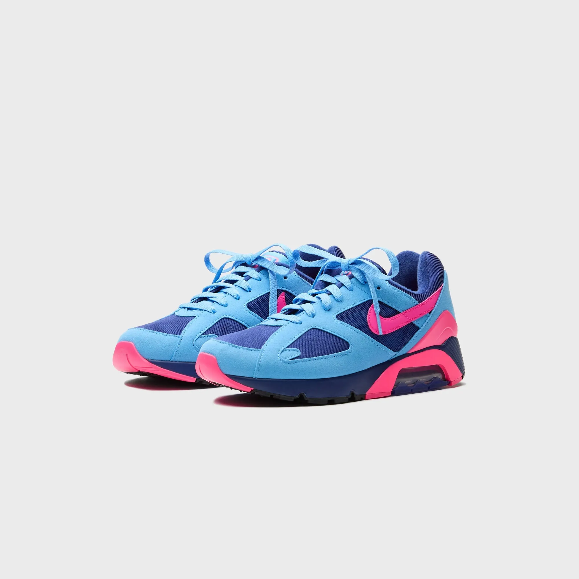 Nike Air 180 - University Blue / Deep Royal Blue / Black / Hyper Pink Pearlescent Slippers Anti-Slip Set Group Collection Ensemble Set