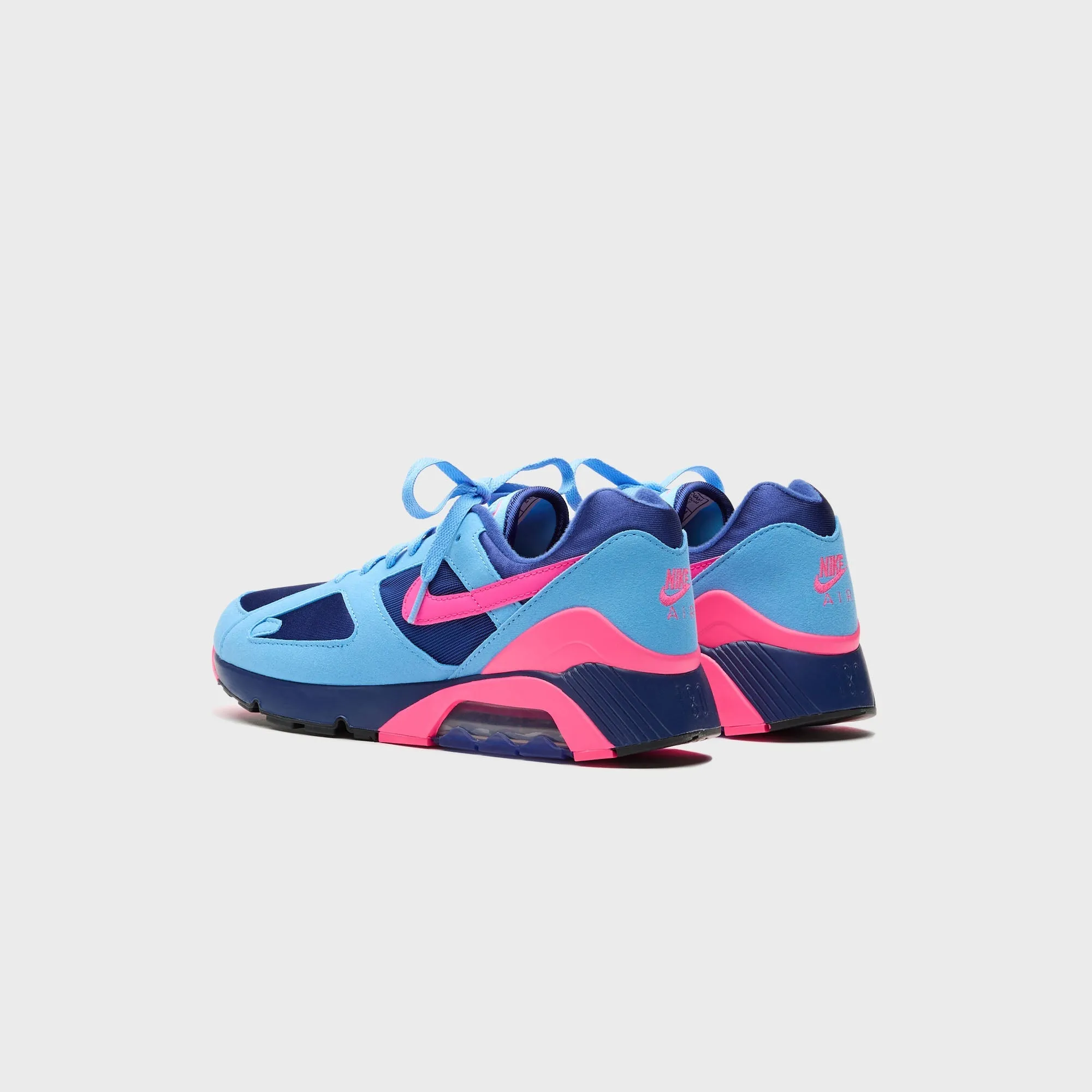 Nike Air 180 - University Blue / Deep Royal Blue / Black / Hyper Pink Ruffle Espadrille-Style Heels