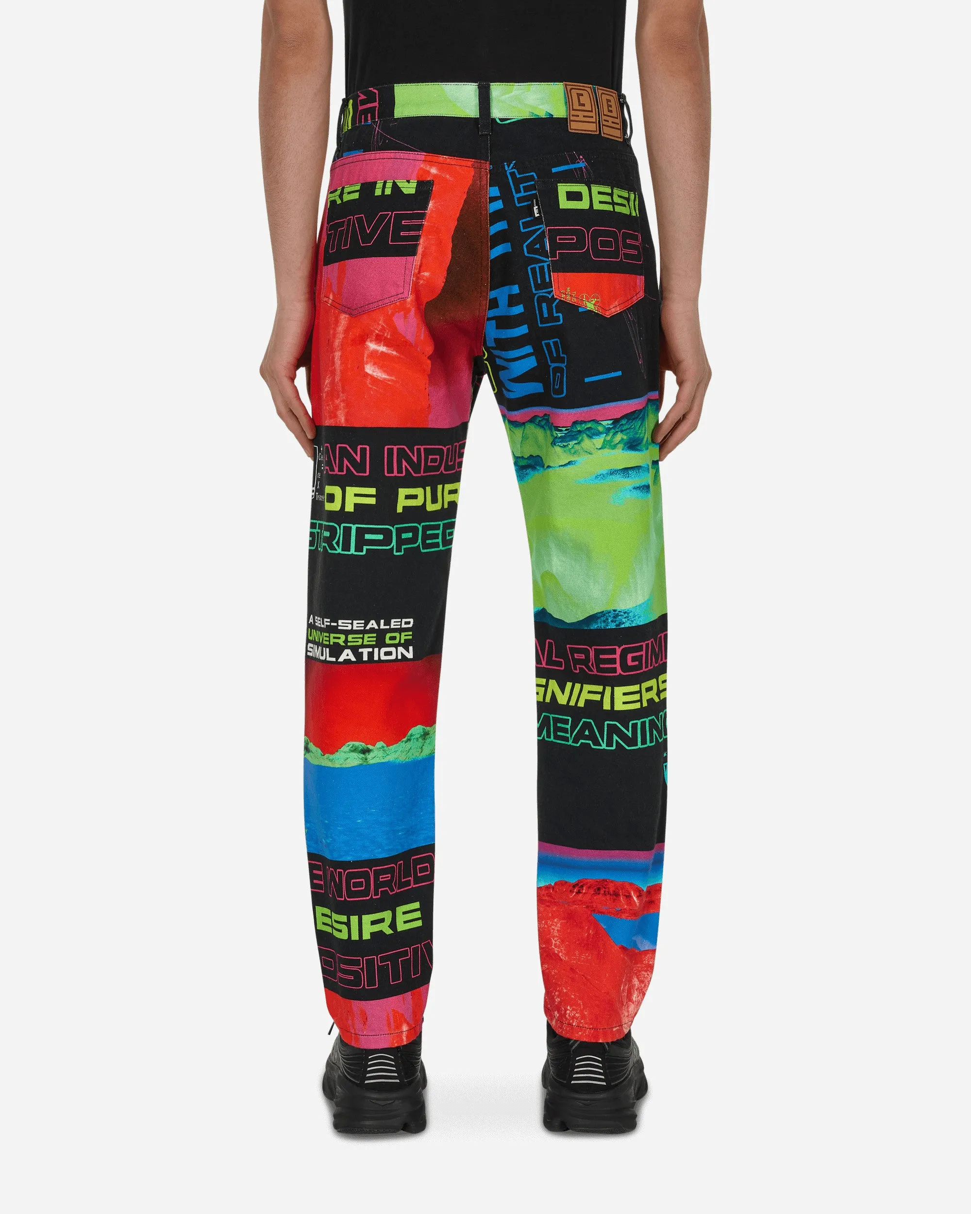 Multi Pockets S.O.M 1994 Denim Pants Multicolor