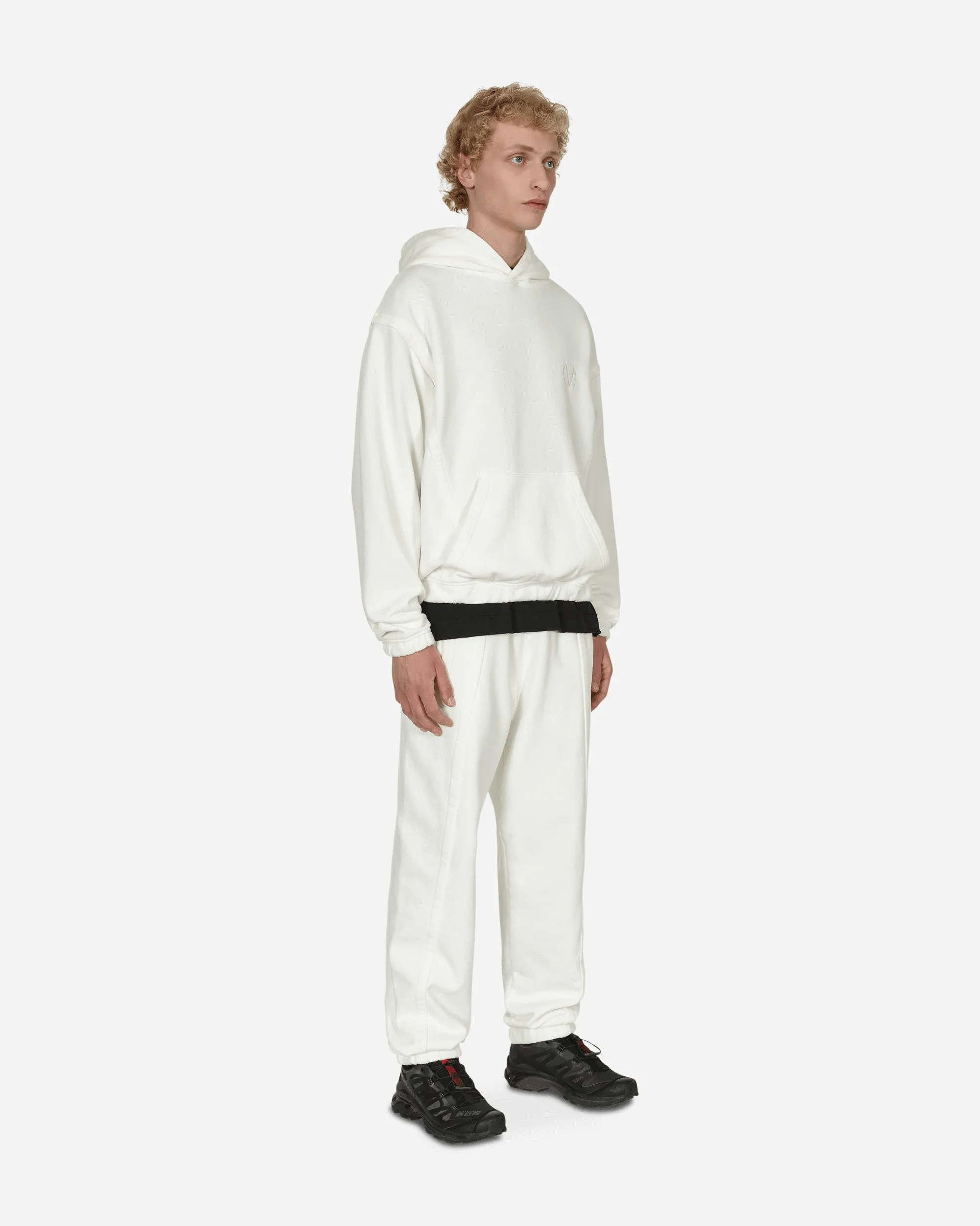 Panel Basic Sweatpants White Shrink Resistance