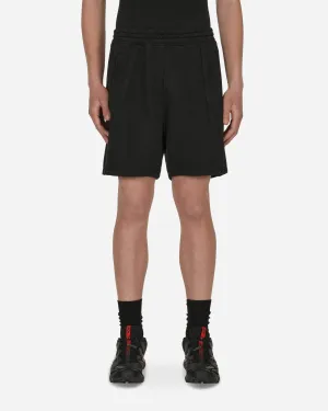 Comfortable With Different Sock Supply Chains Panel Boxy Shorts Black