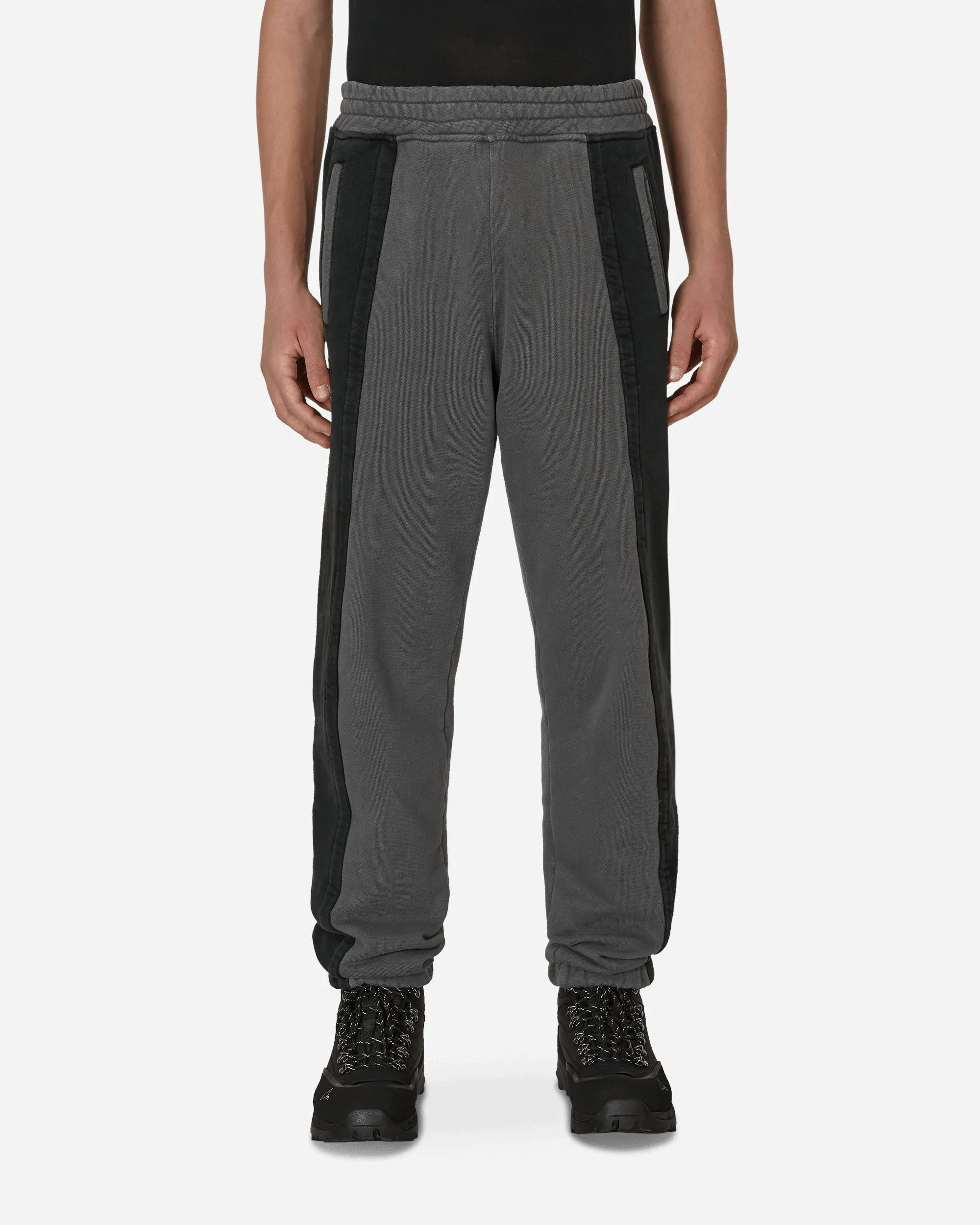 Panel Sweatpants Grey / Black Welt Pocket Style Enduring