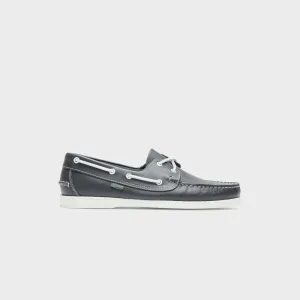 Paraboot Barth - Navy Comfortable Snap - On Padding Corduroy Trim