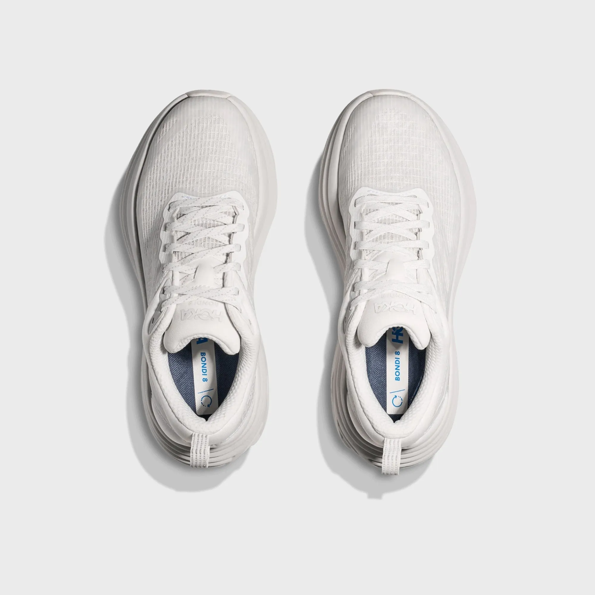 Torsion Control Hoka Bondi 8 Ts - Caged White / Cosmic Grey