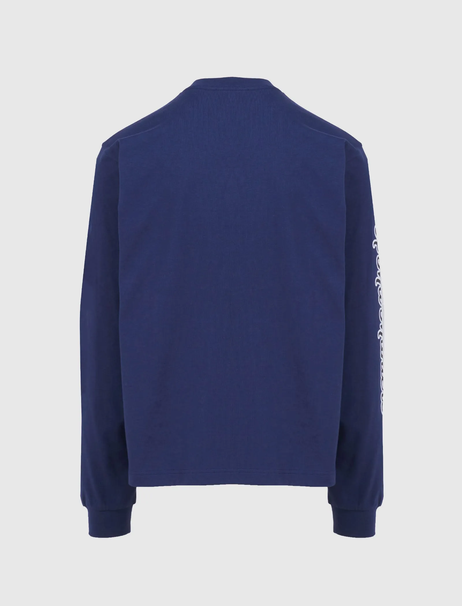 Keyhole Back Index Cursive Logo Long Sleeve
