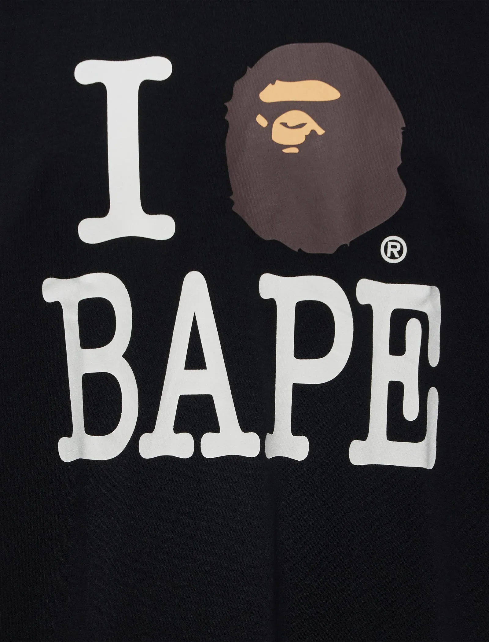 Stretch Fabric Look I Love Bape Tee