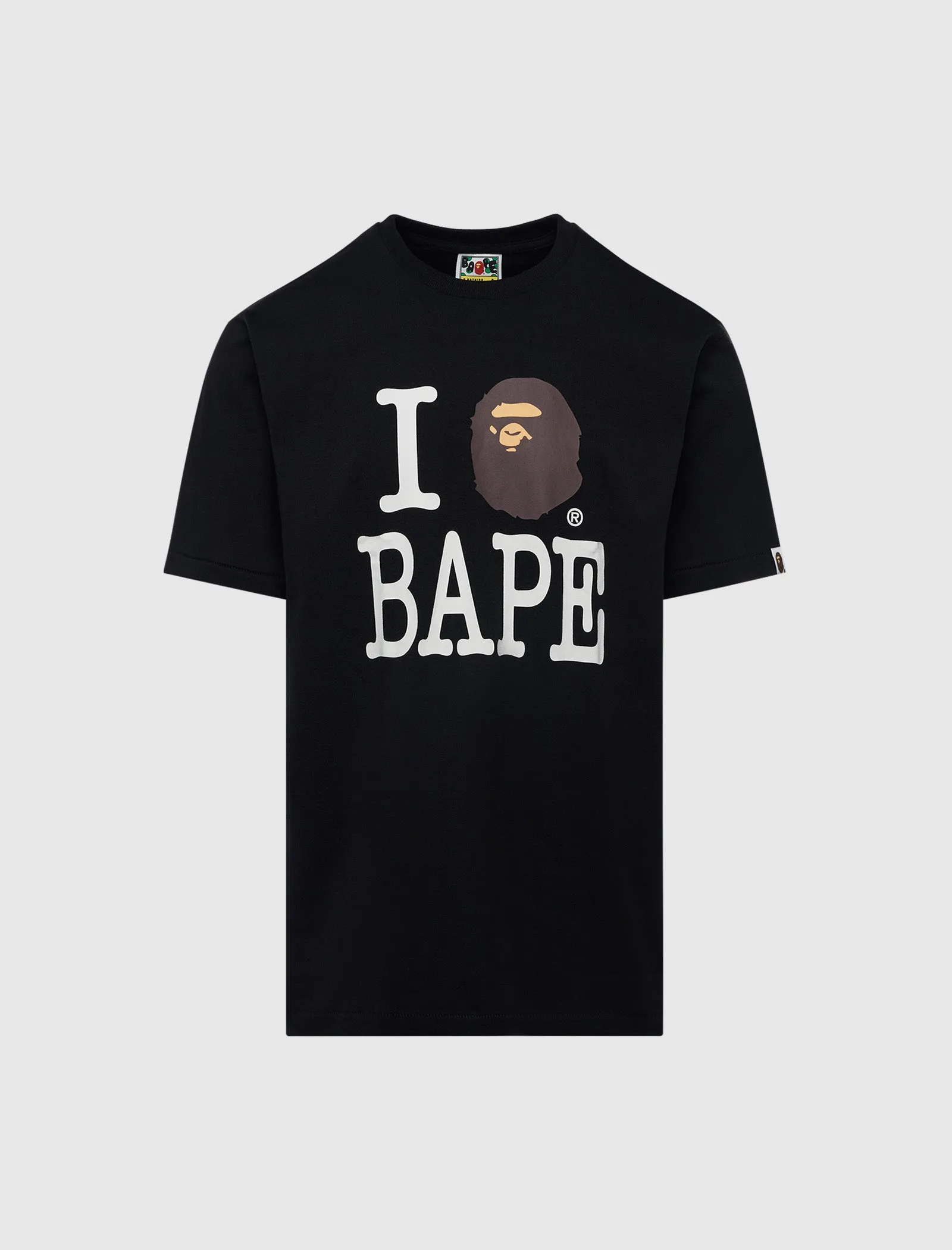 I Love Bape Tee Spaghetti Straps Waist Firm Stretch