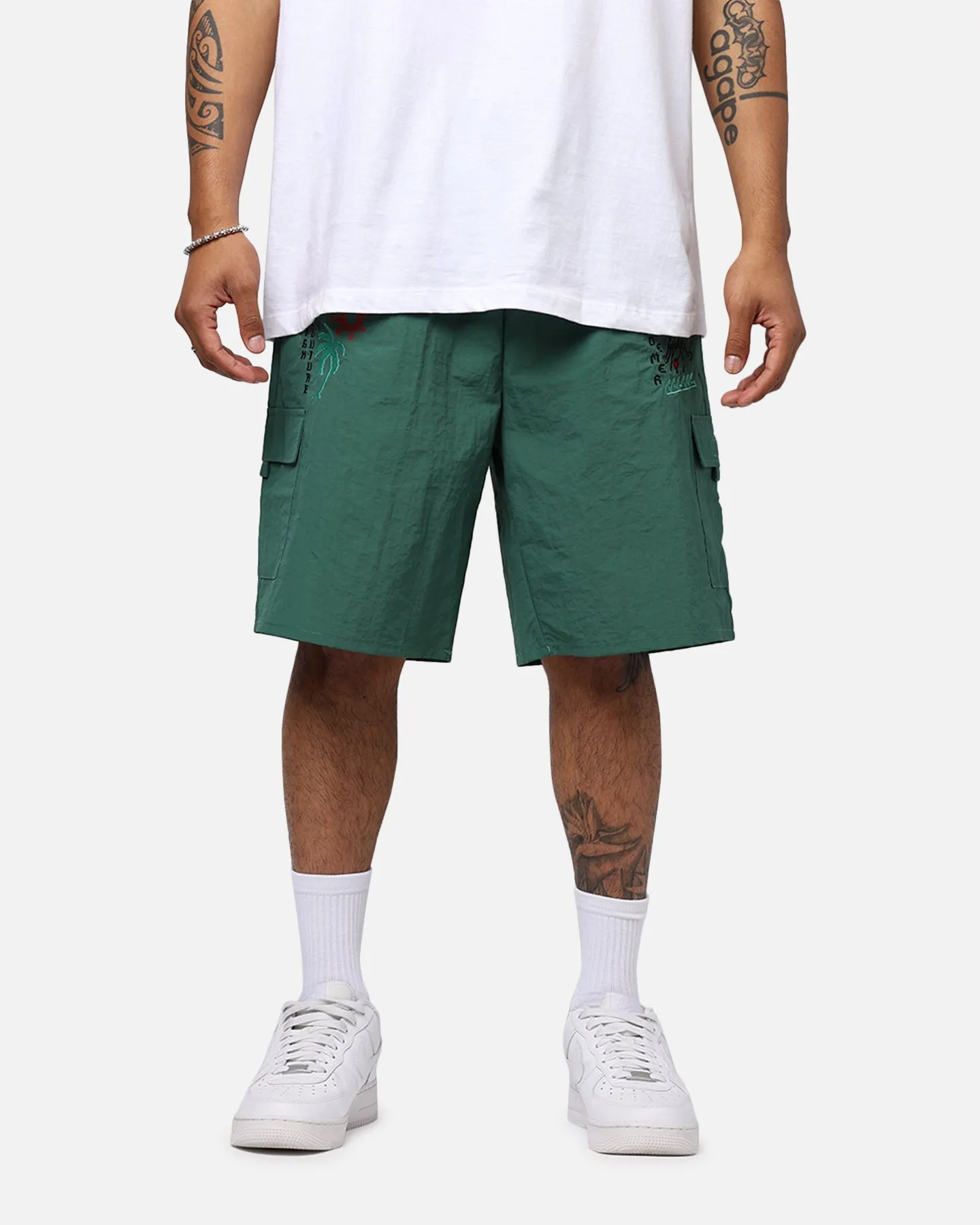 Short de voyage Pas De Mer Vert armée