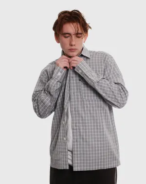 Craftsmanship Feature Passport Workers Check Ls Shirt - Stone