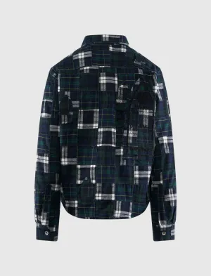 Comfortable Stormy Crush Resistant Patched Arch Flannel