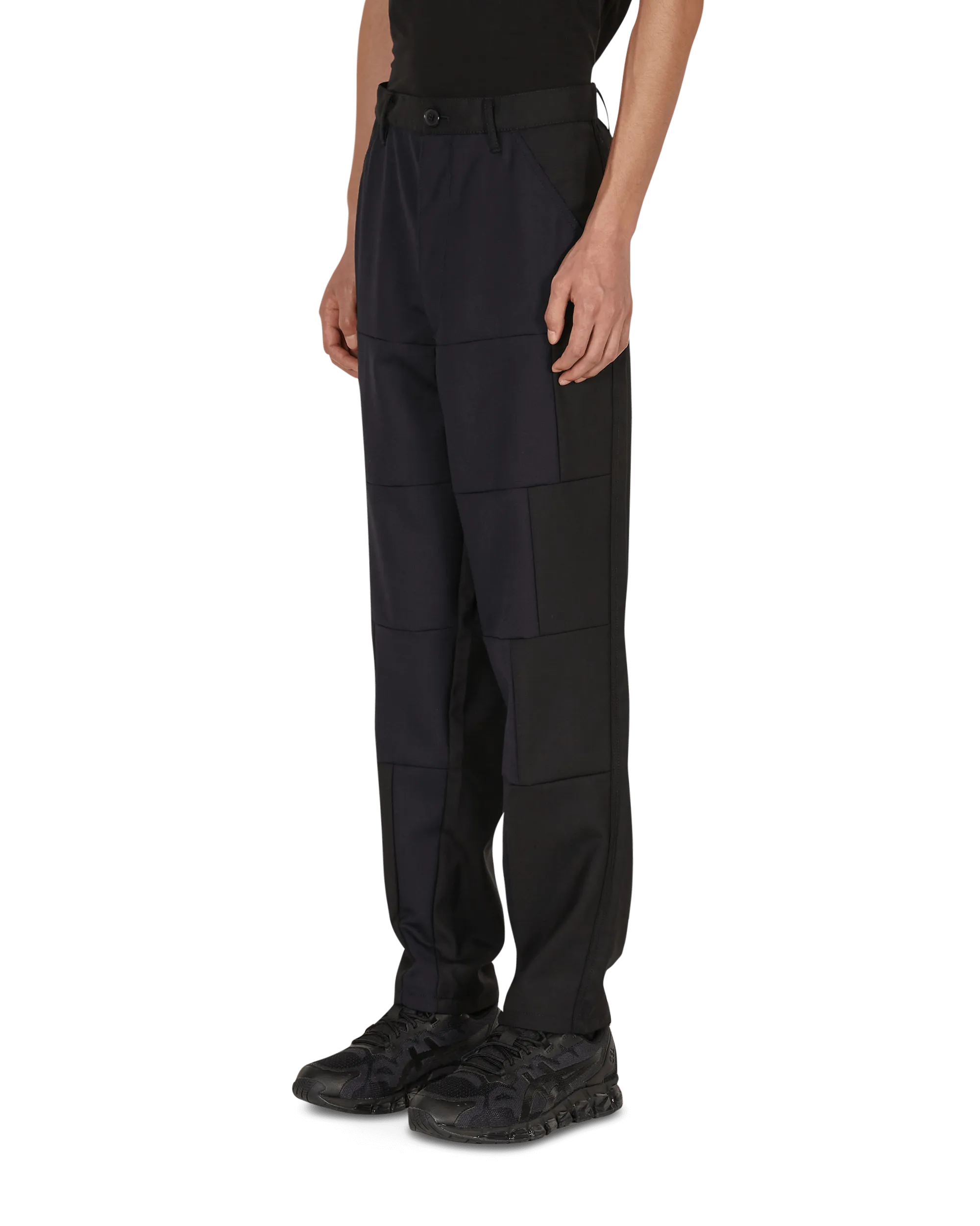 Anti-Brahma Well-Molded Patchwork Trousers Multicolor