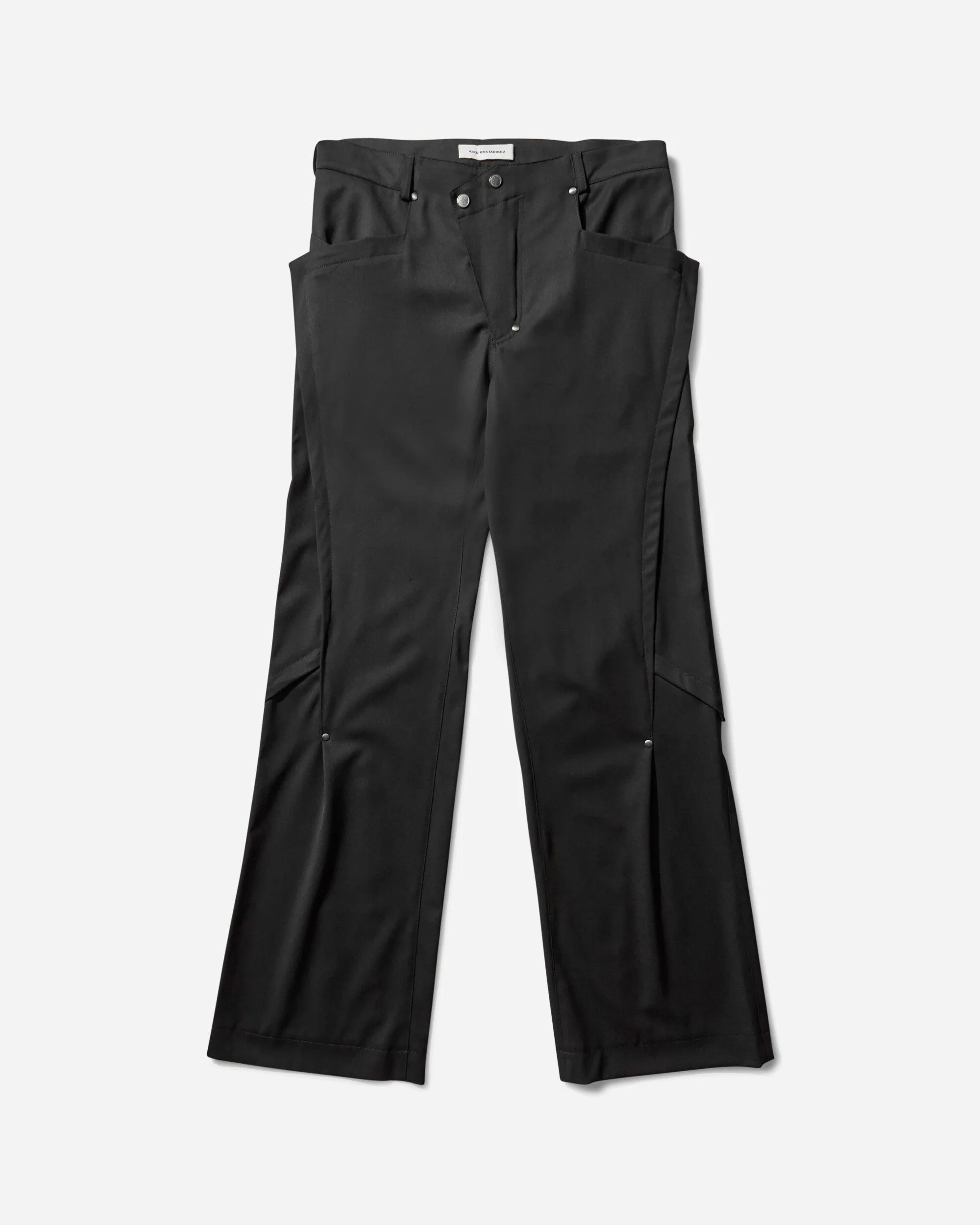 Soft And Airy Hooked-Fit Men'S Kraner Trousers Crow Black
