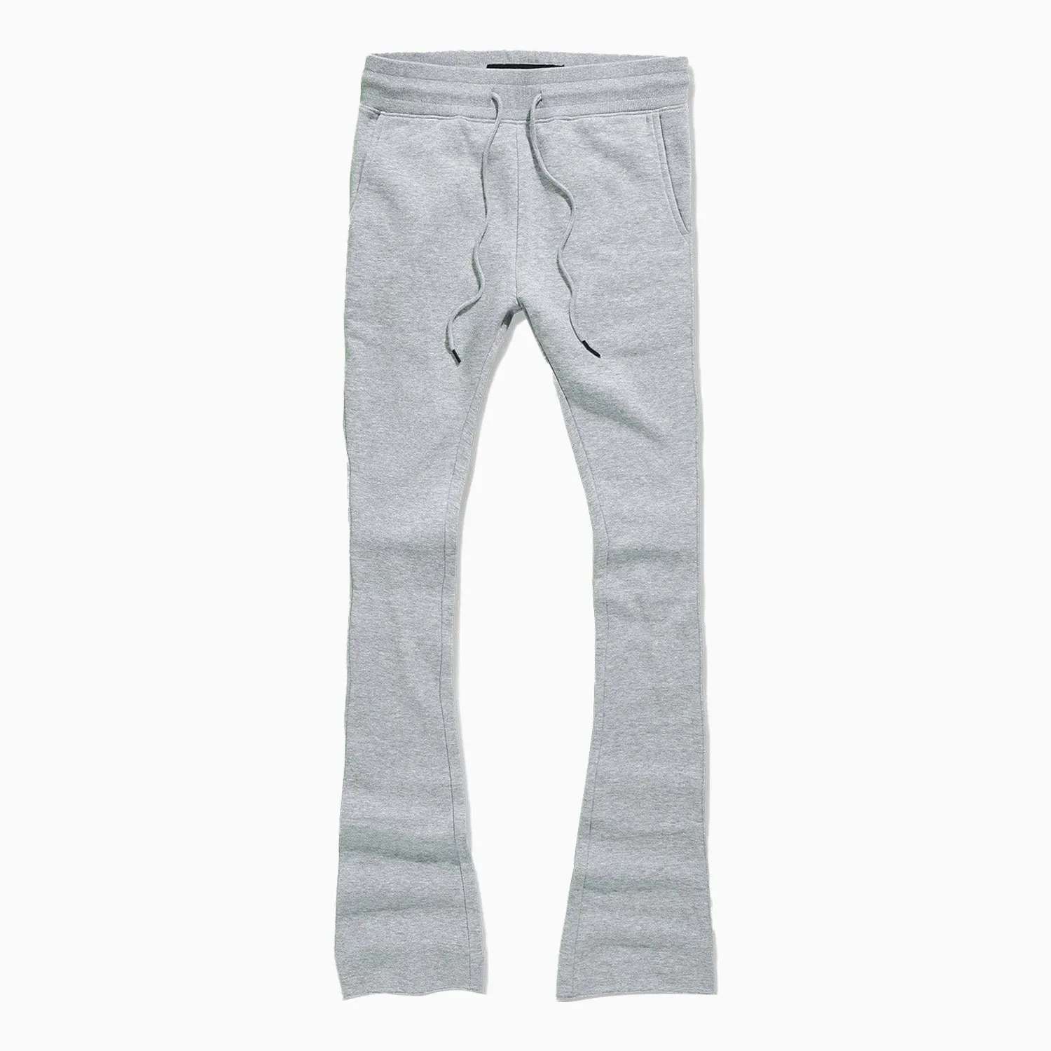 Men'S Uptown Stacked Long Fleece Sweat Pant Open Neckline Comfortable Elastic Sturdy