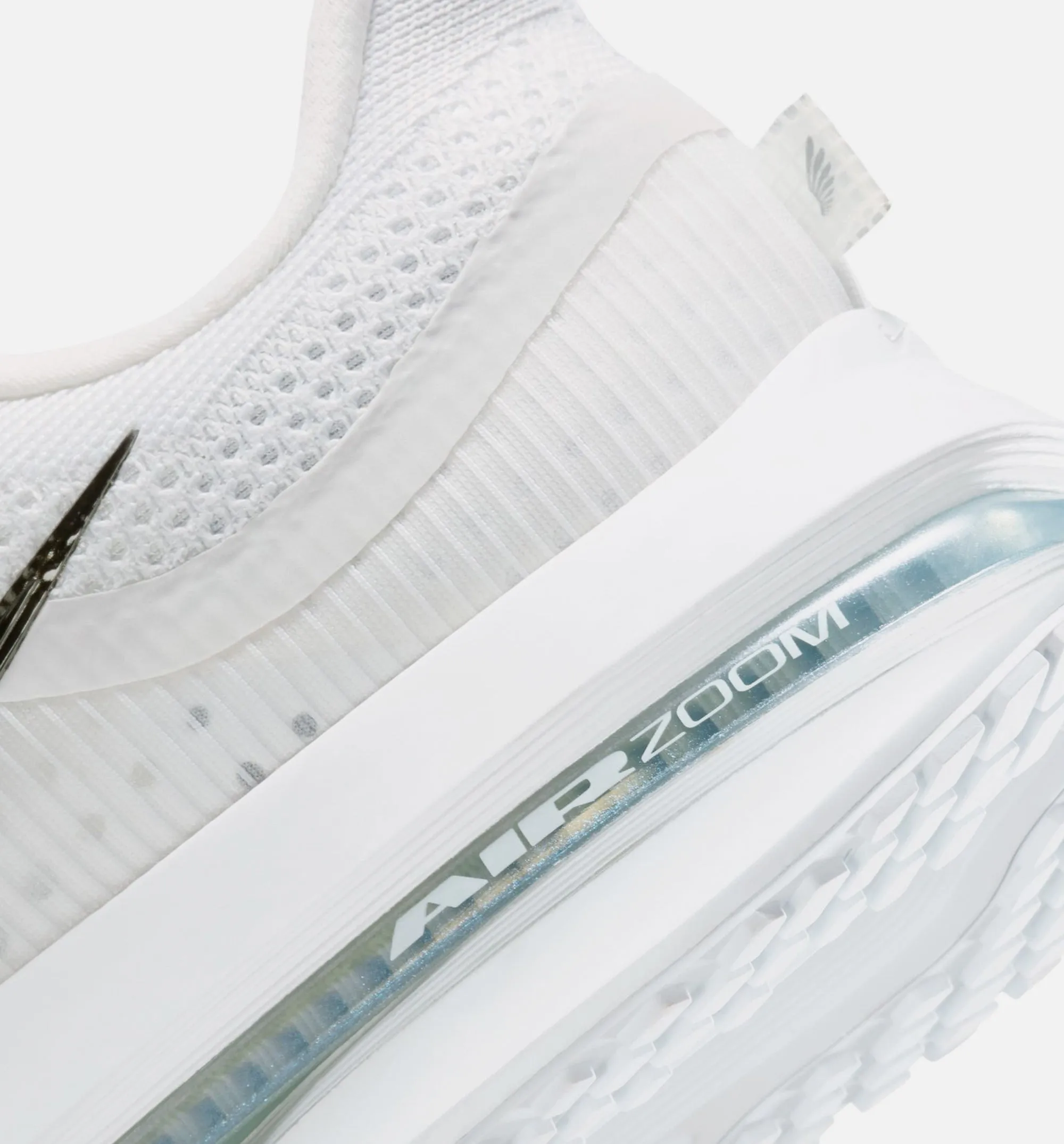 Pegasus Premium Mens Lifestyle Shoe - White/Metallic Silver/Metallic Silver Elastic Back Slip Free Style