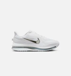 Toggle Closure Reputable Pegasus Premium Mens Lifestyle Shoe - White/Metallic Silver/Metallic Silver