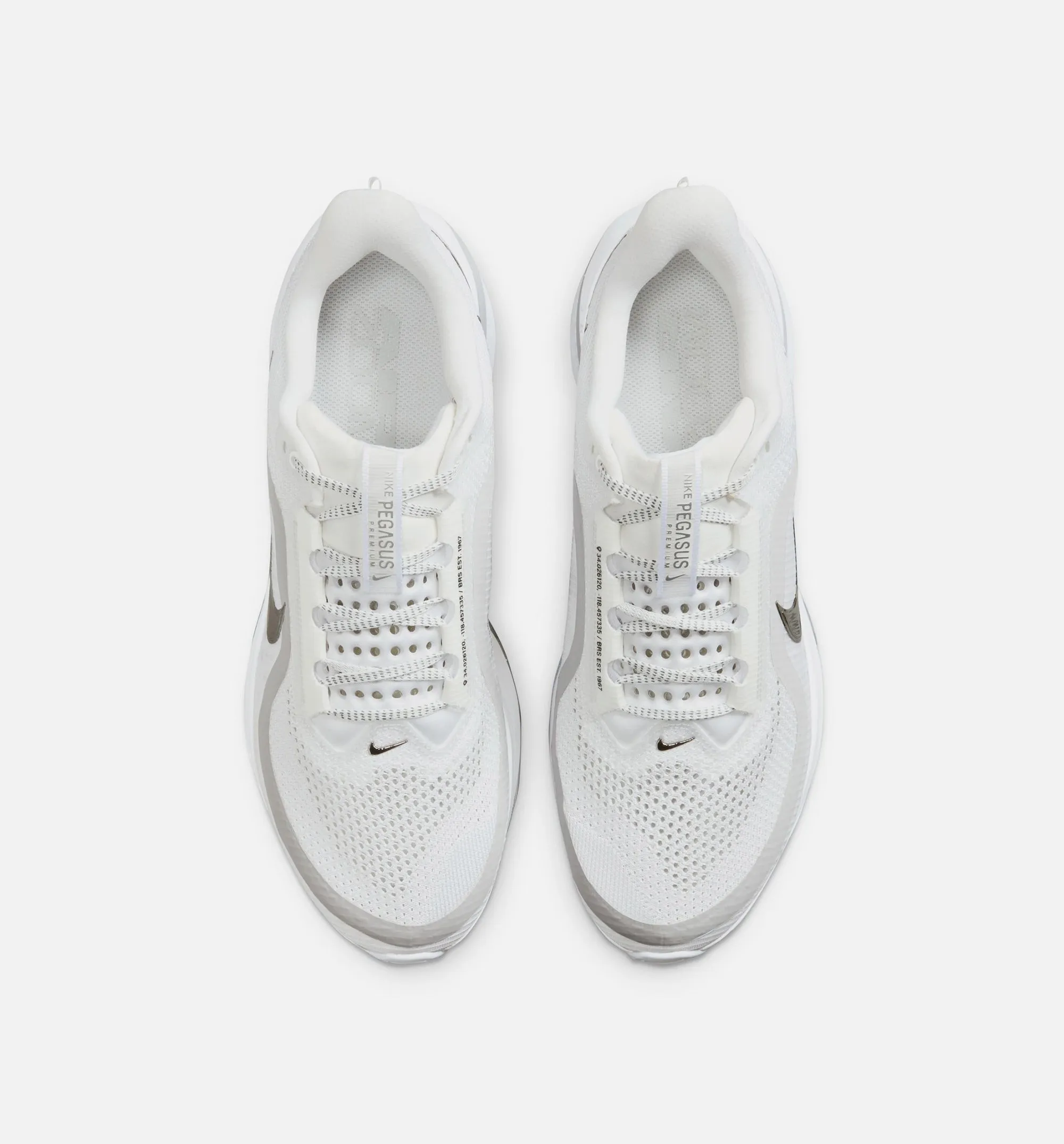 Pegasus Premium Mens Lifestyle Shoe - White/Metallic Silver/Metallic Silver Sandal Travel