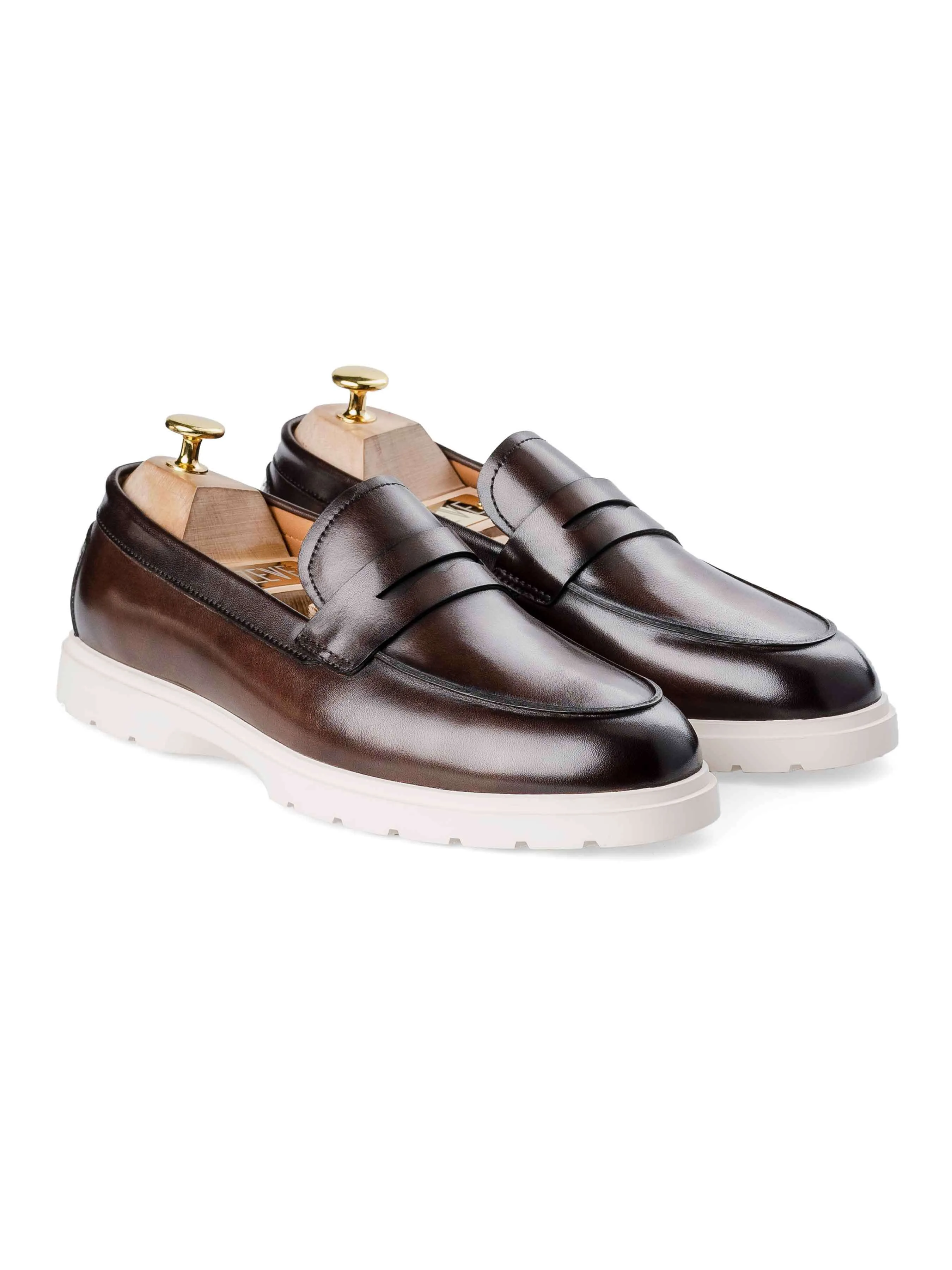 Penny Loafer - Coffee (Chalk Sole) Born to Stand Out