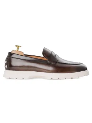 Hit Your Next Level Penny Loafer - Coffee (Chalk Sole)