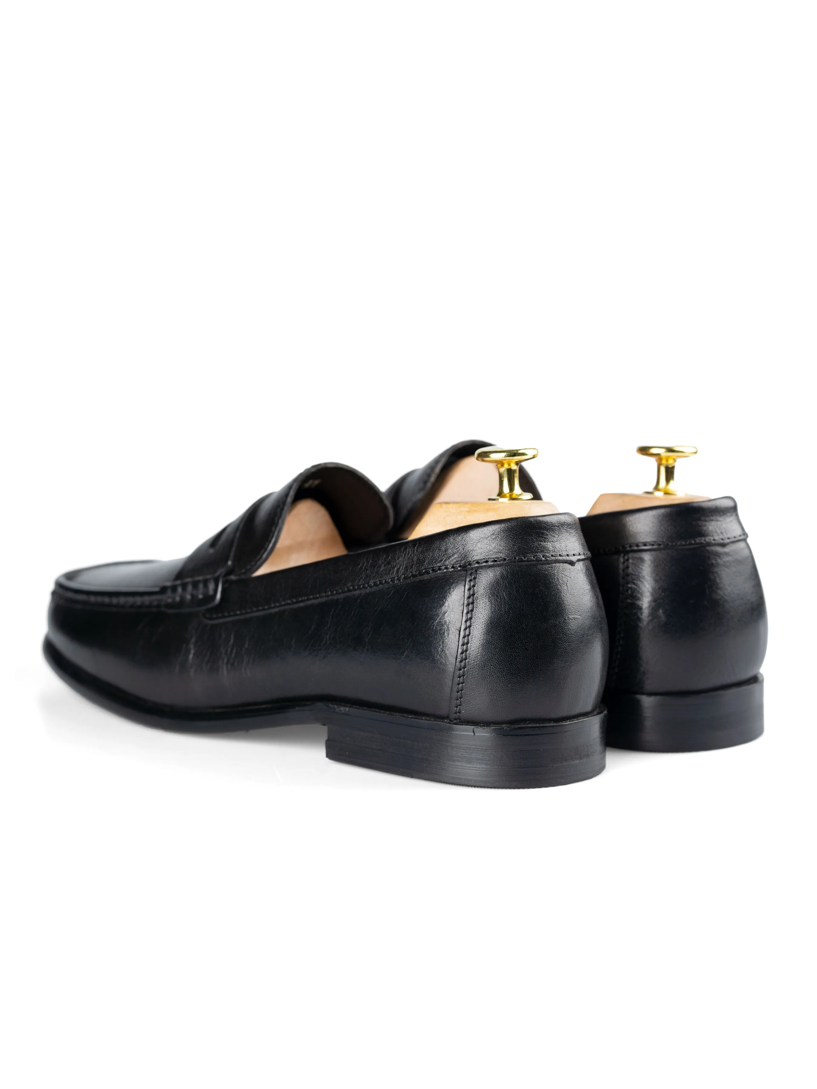 Memorial Day Sale Special Offer Penny Moccasin Loafer - Solid Black