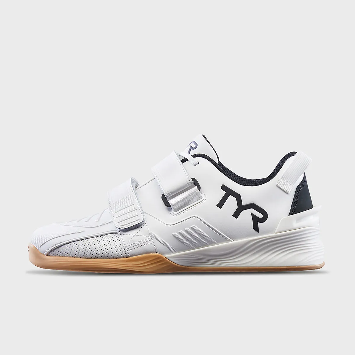 Tyr - L-2 Lifter - White/Gum Soft And Leather And Synthetic Composition Elastic Fabric Blend