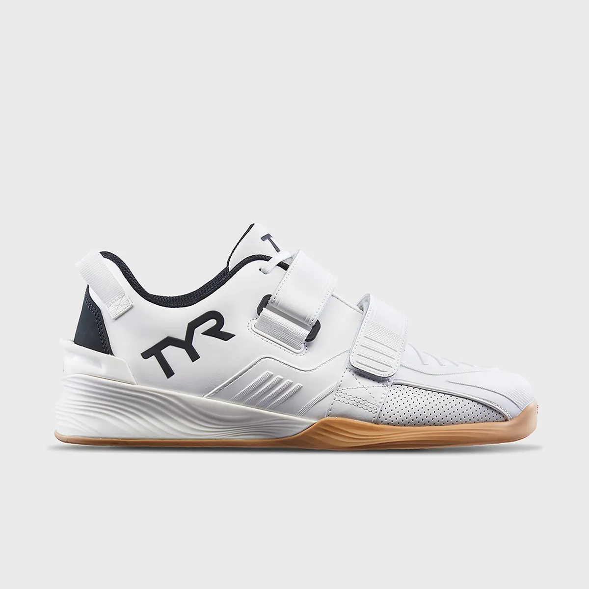 Tyr - L-2 Lifter - White/Gum Narrow Heels Traction Rubber Design