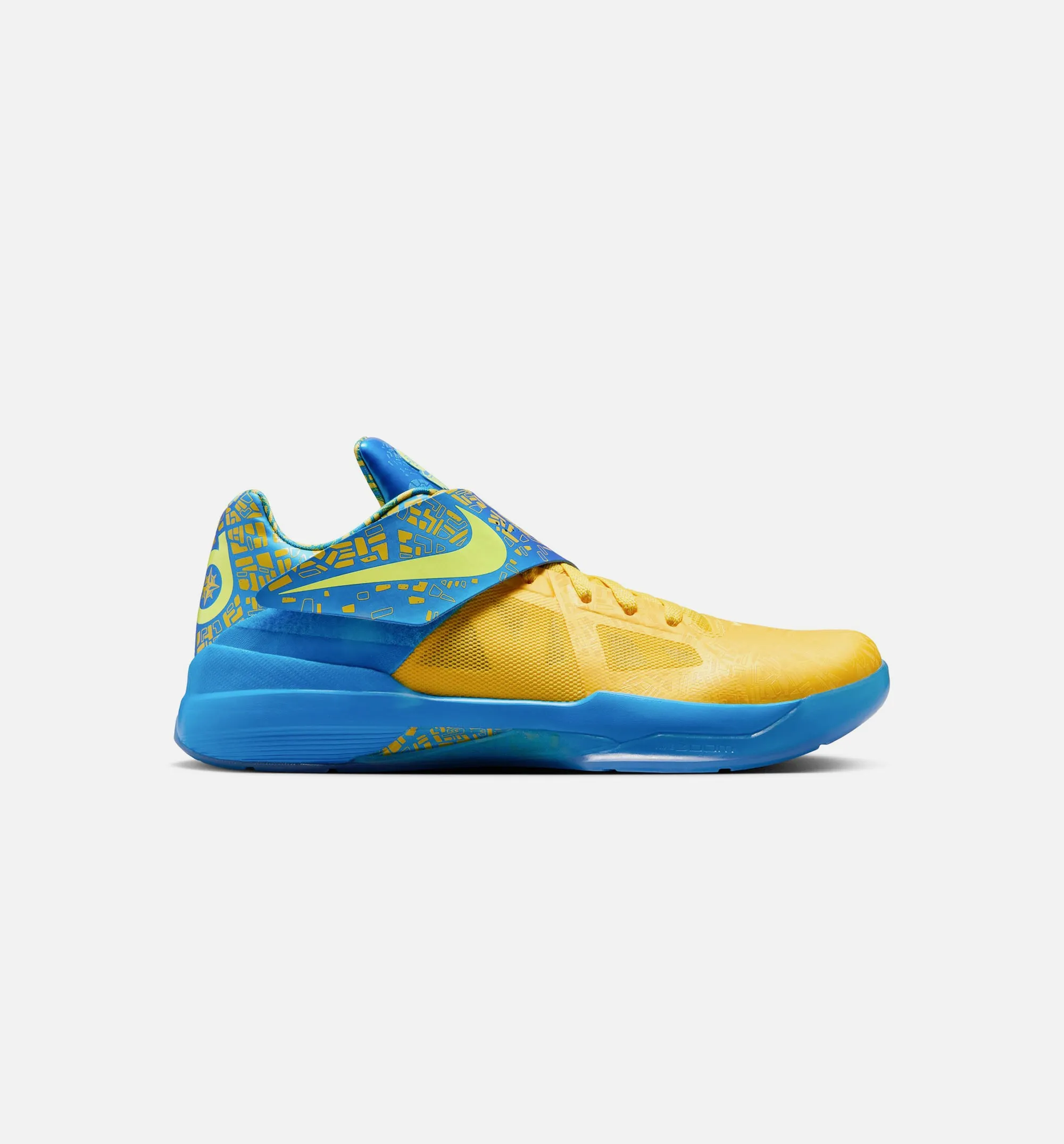 EVA Cushioning Zoom Kd 4 Photo Blue Mens Lifestyle Shoe - Photo Blue/Tour Yellow