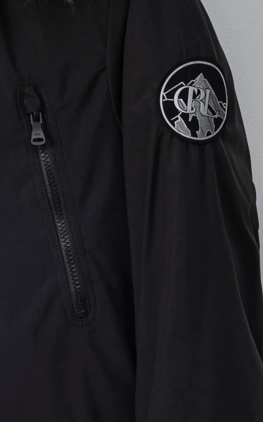 Comfortable Powerlifting Shoes Comfort Large Parka Jacket Full Sleeve Black