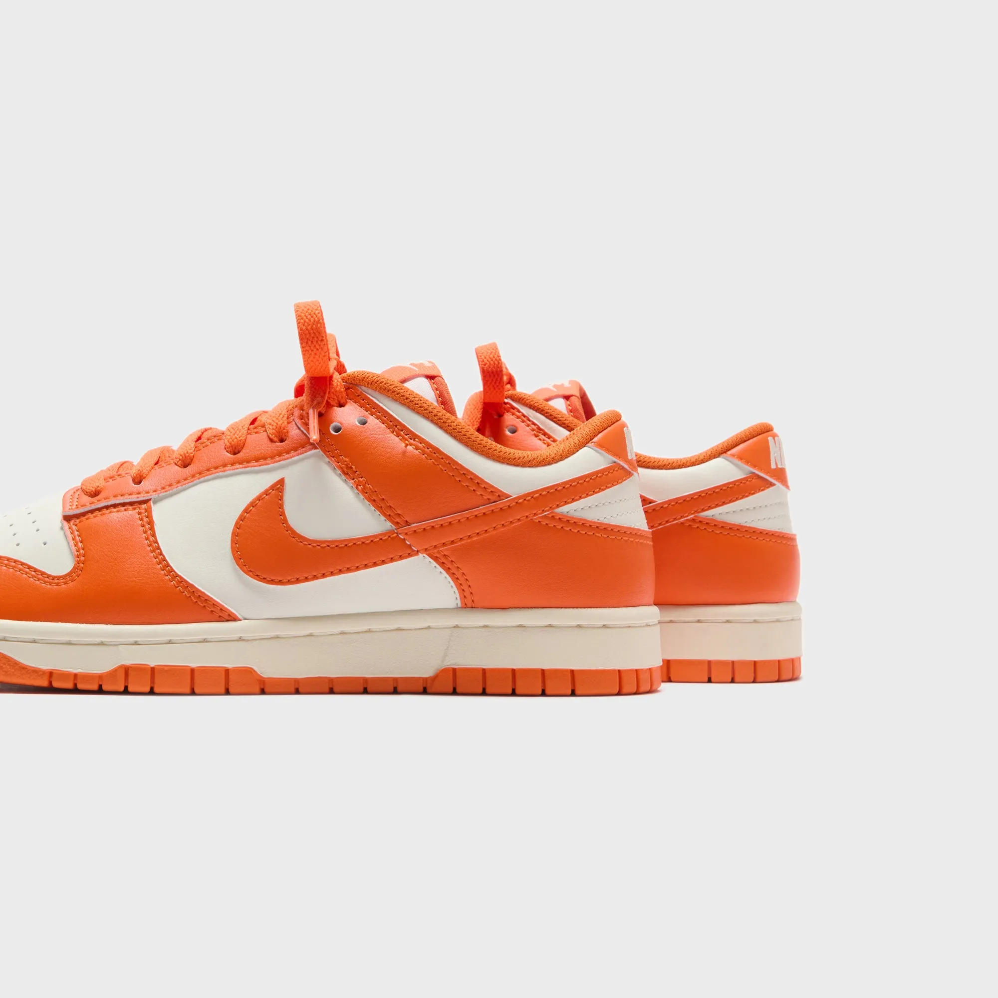 Clearance Sale Nike Dunk Low Retro - Pale Ivory / Safety Orange