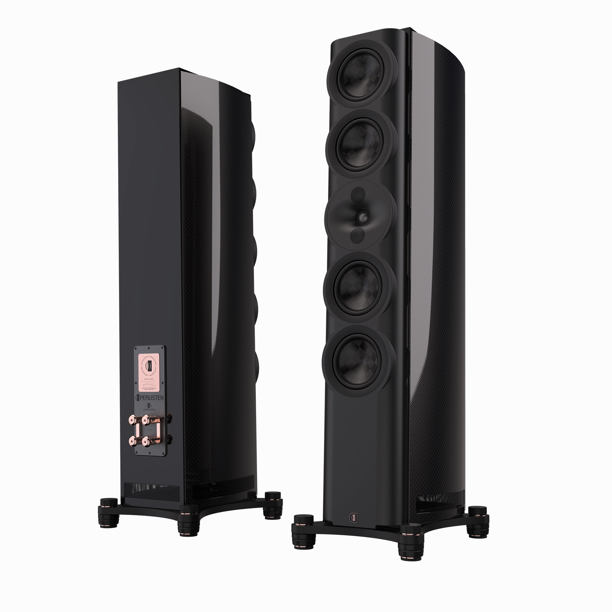 PERLISTEN Audio S7T Limited Edition Carbon Fibre Tower Speakers