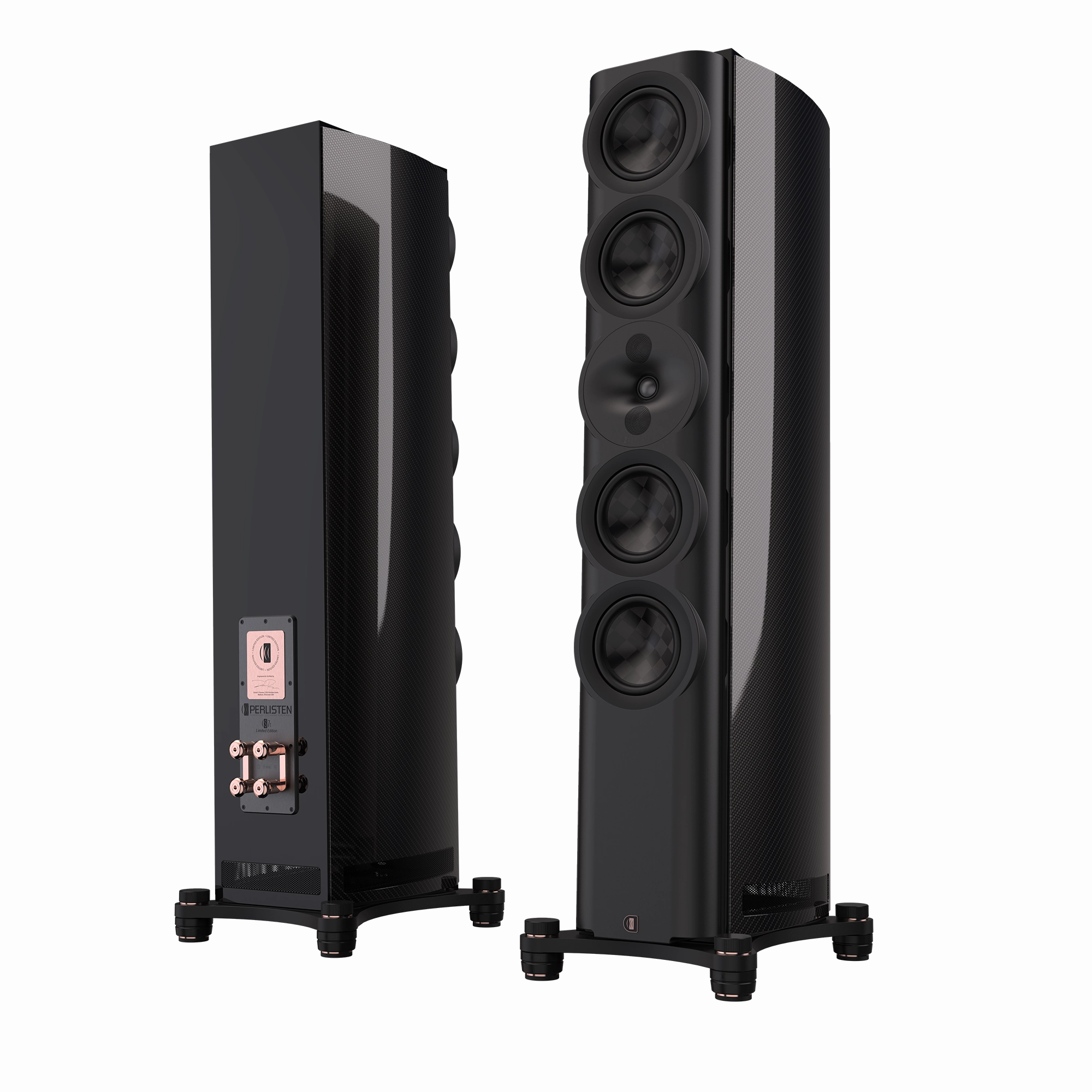 PERLISTEN Audio S7T Limited Edition Carbon Fibre Tower Speakers