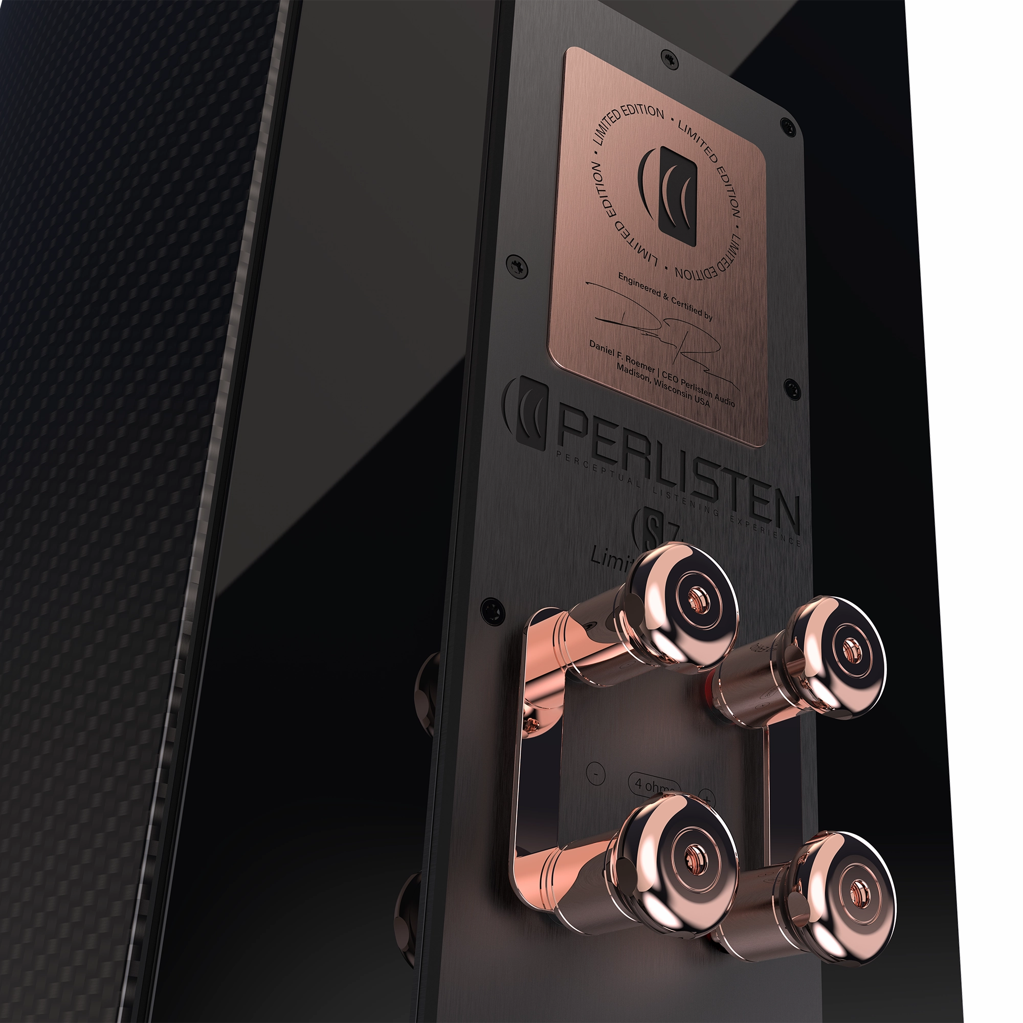 PERLISTEN Audio S7T Limited Edition Carbon Fibre Tower Speakers