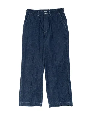 Back Support Phigvel Mil Denim Trousers Indigo