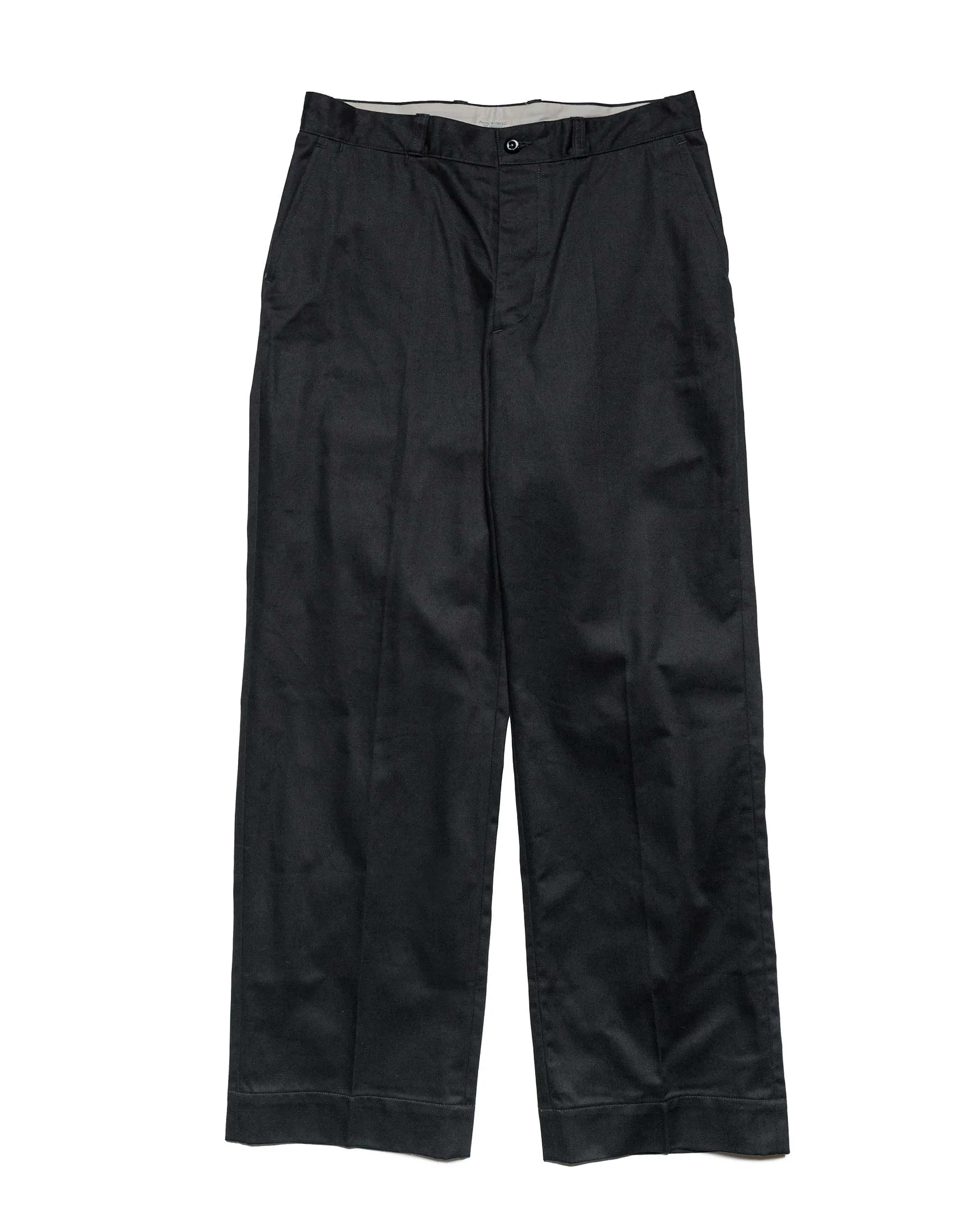 Phigvel Officer Trousers (Regular) Ink Black Knitwear Securing Comfortable Quality