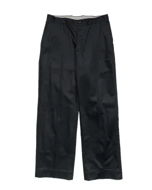 Phigvel Officer Trousers (Regular) Ink Black Knitwear Securing Comfortable Quality