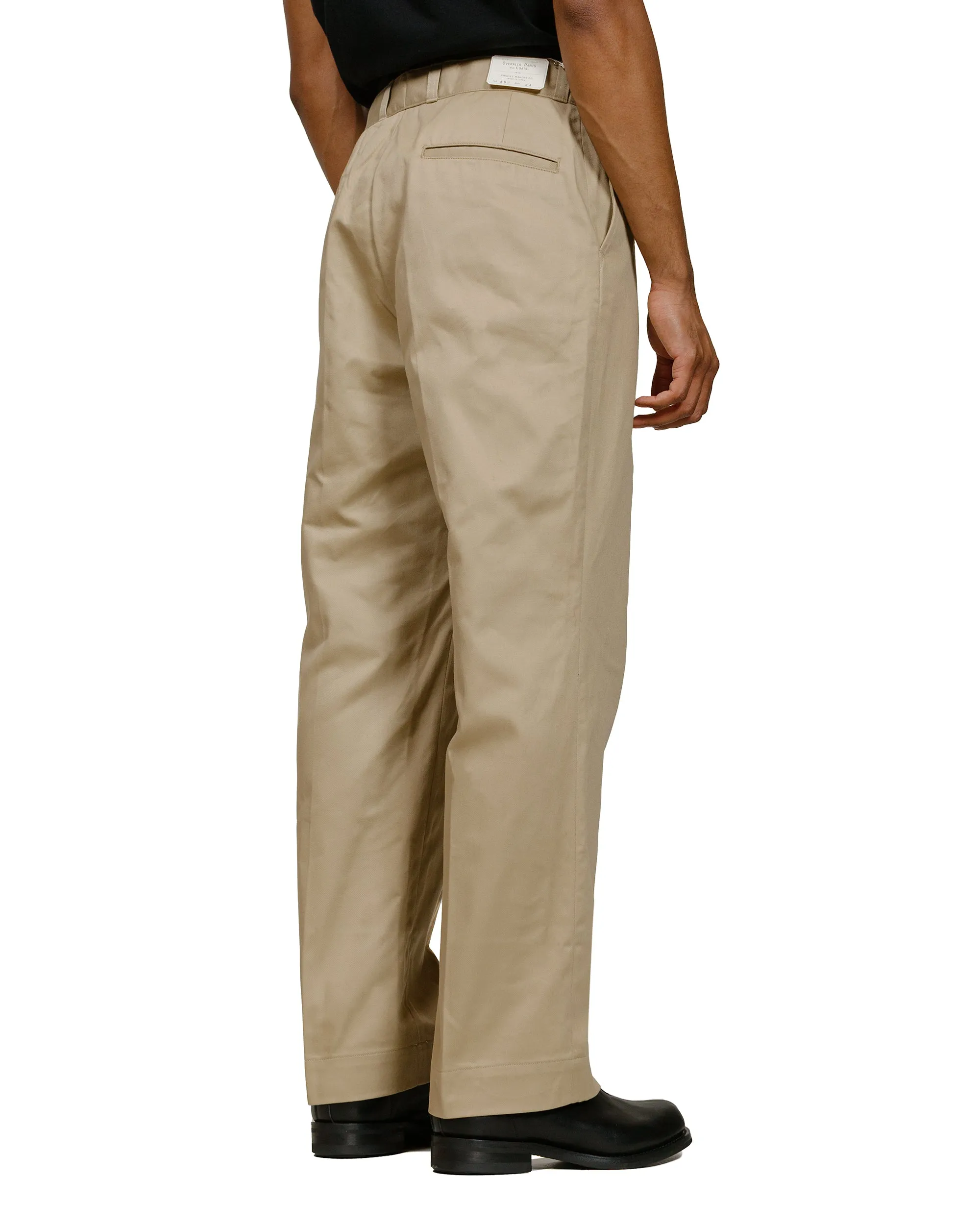 Phigvel Officer Trousers (Regular) Khaki Beige Product Tag Screen - Print