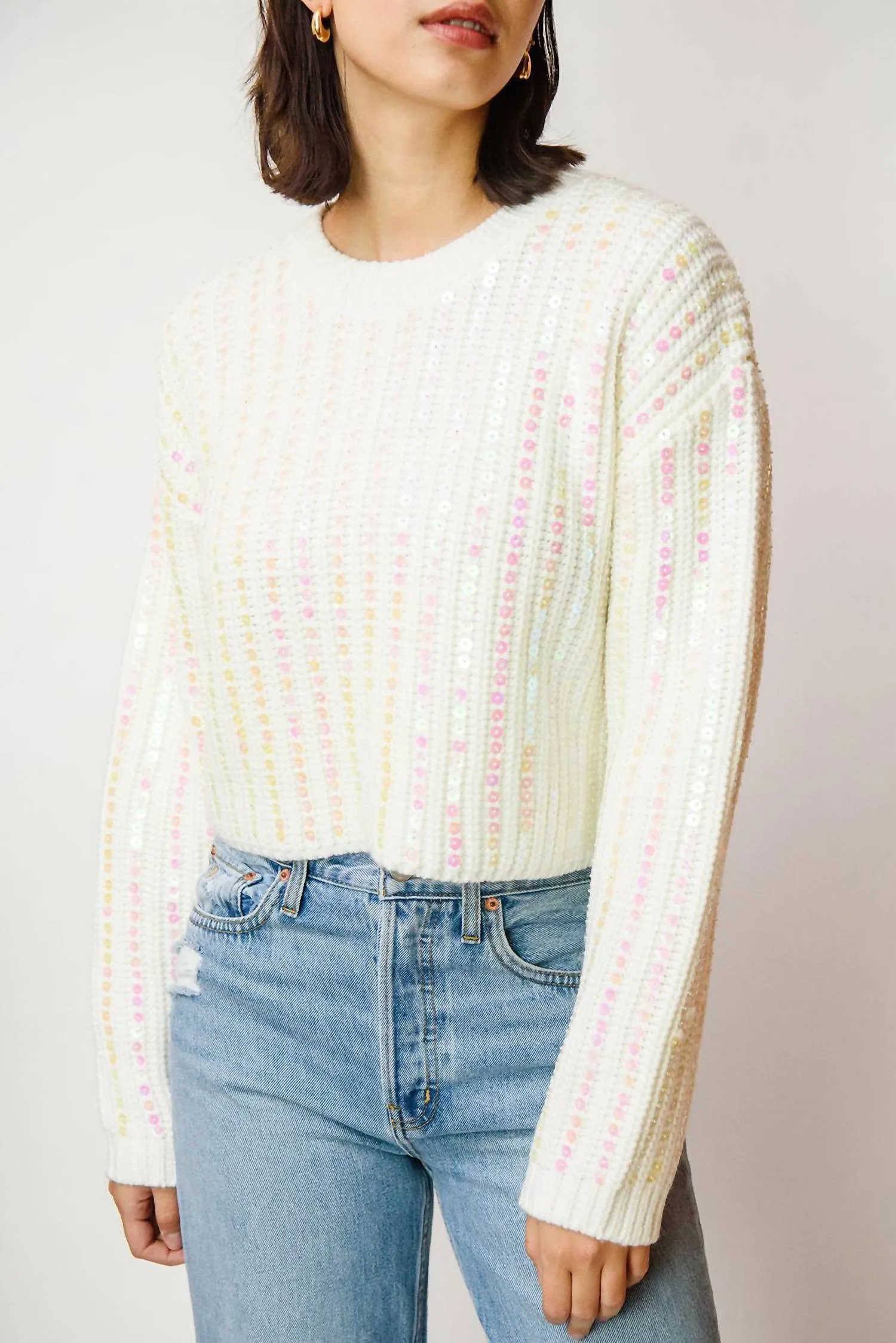 Pull-over Phoebe en ivoire