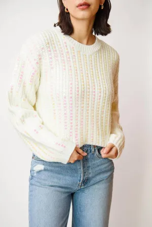 Pull-over Phoebe en ivoire