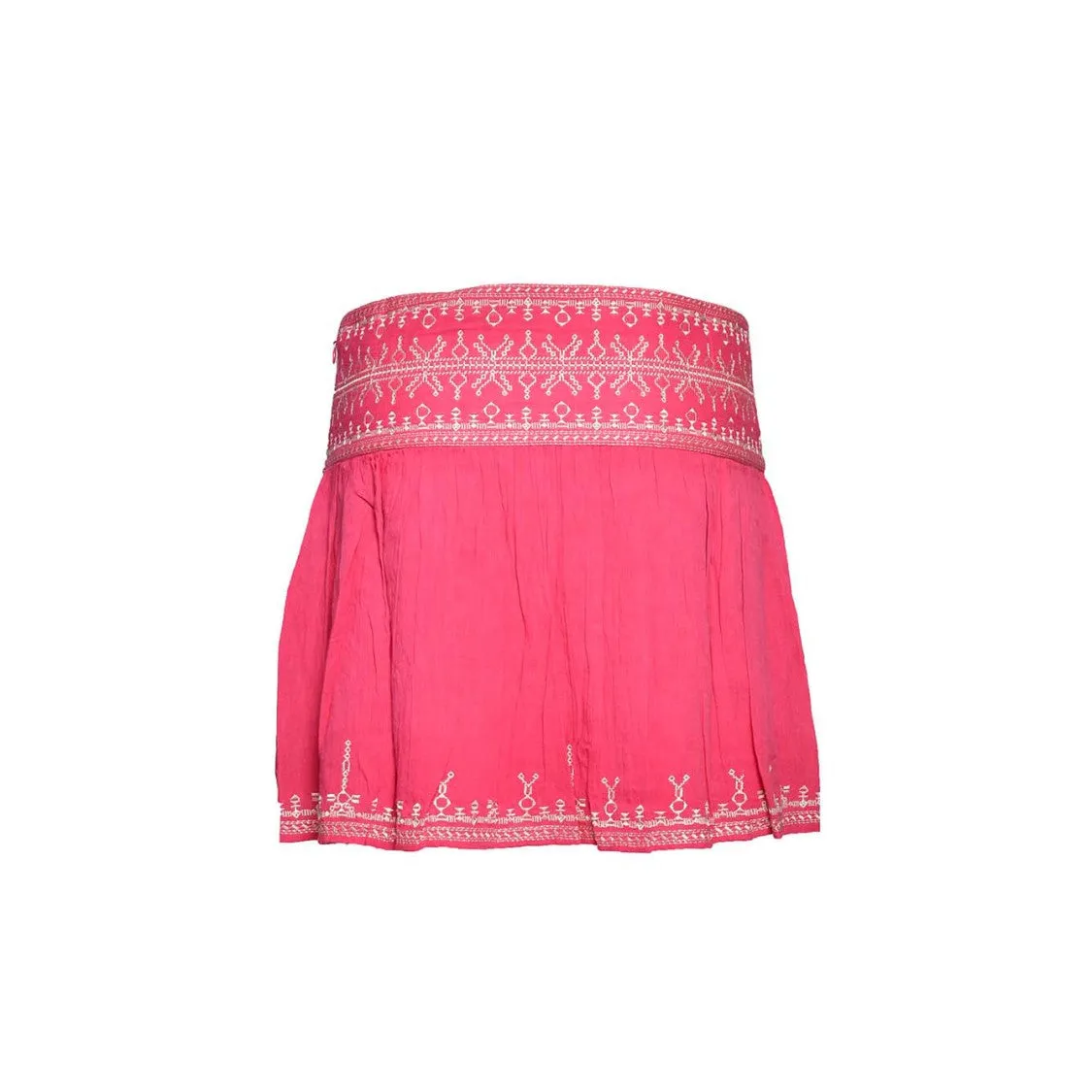 Mini-jupe Picadilia en coton fuchsia