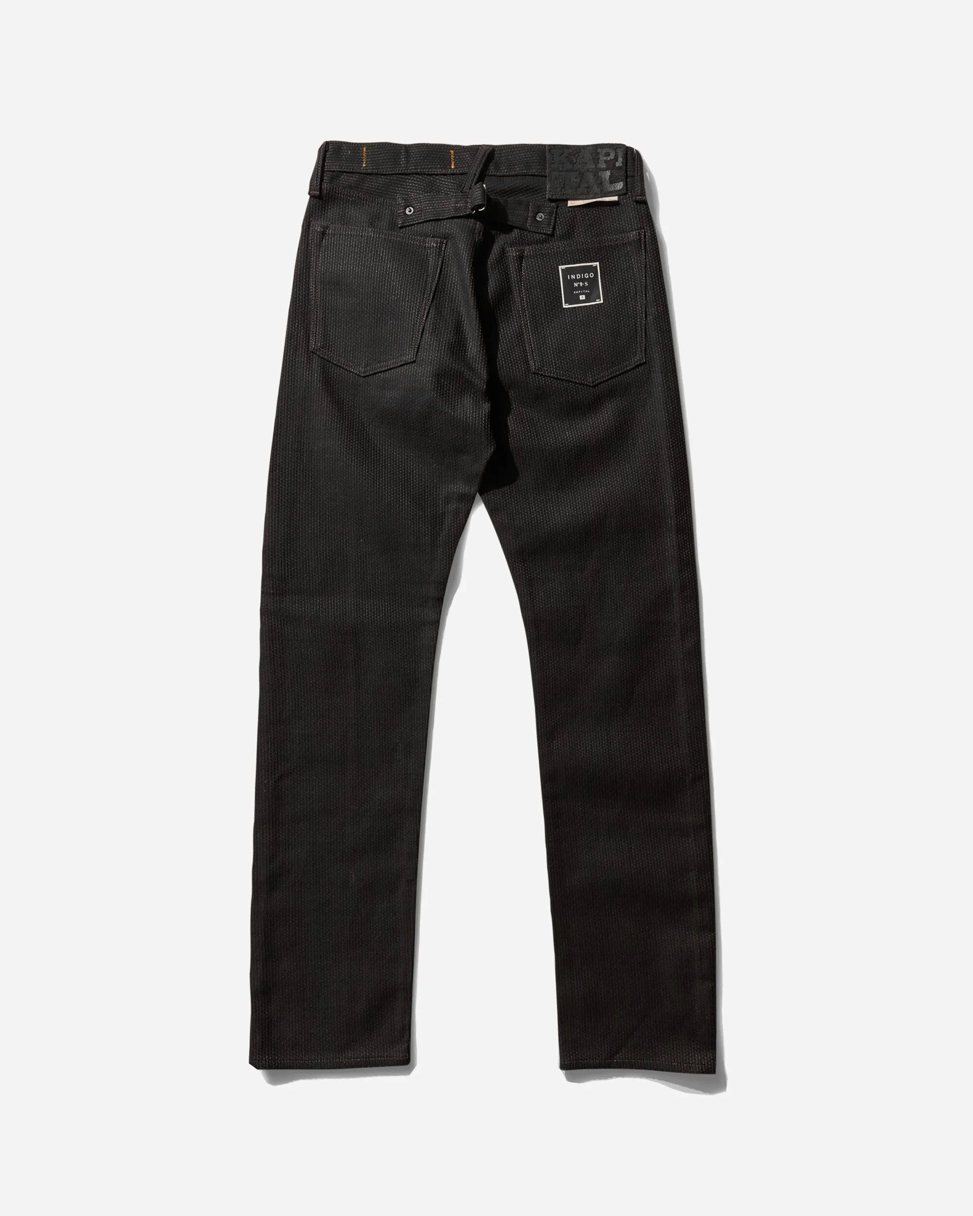 Ruched Finish Relaxing Men'S Century Denim No.9 Monkey Cisco Pants Black