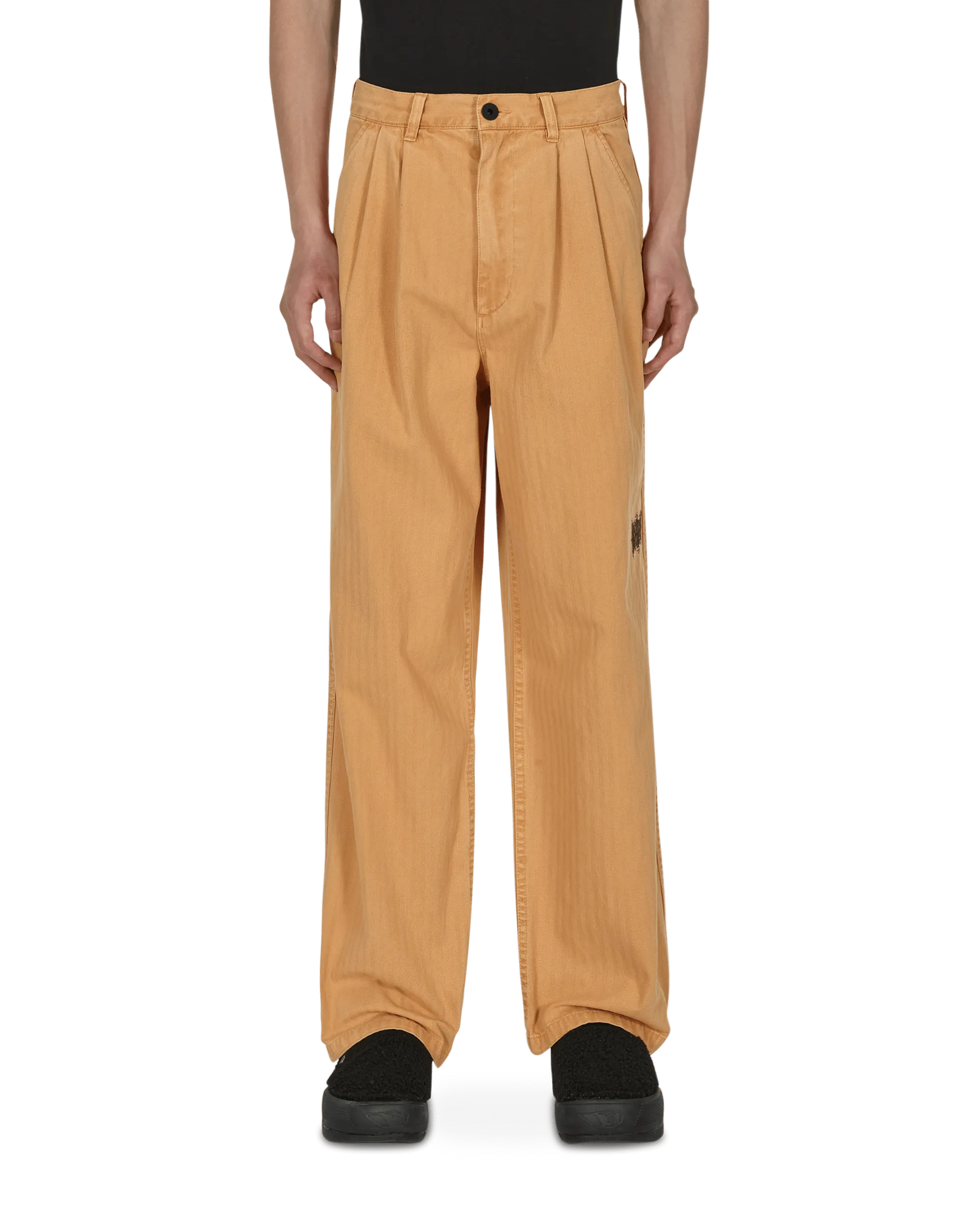 Basketball Livewire Pigment Dyed Herringbone Pants Orange