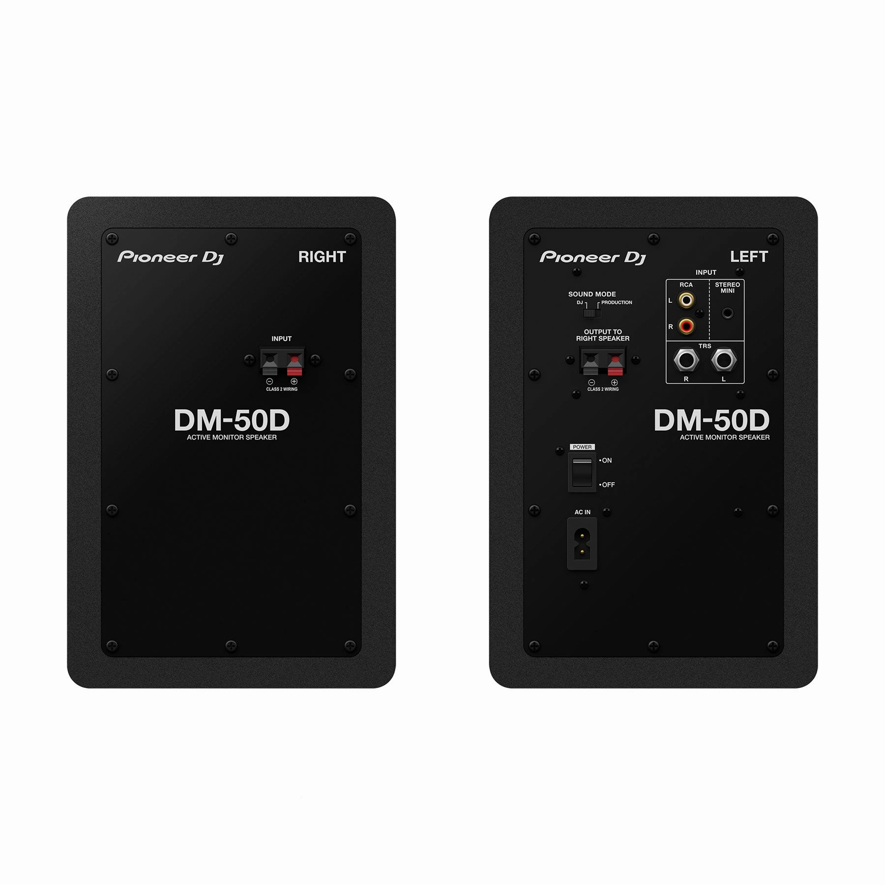 Pioneer DJ: DM-50D 5" Active Monitor Speakers - Black (Pair)